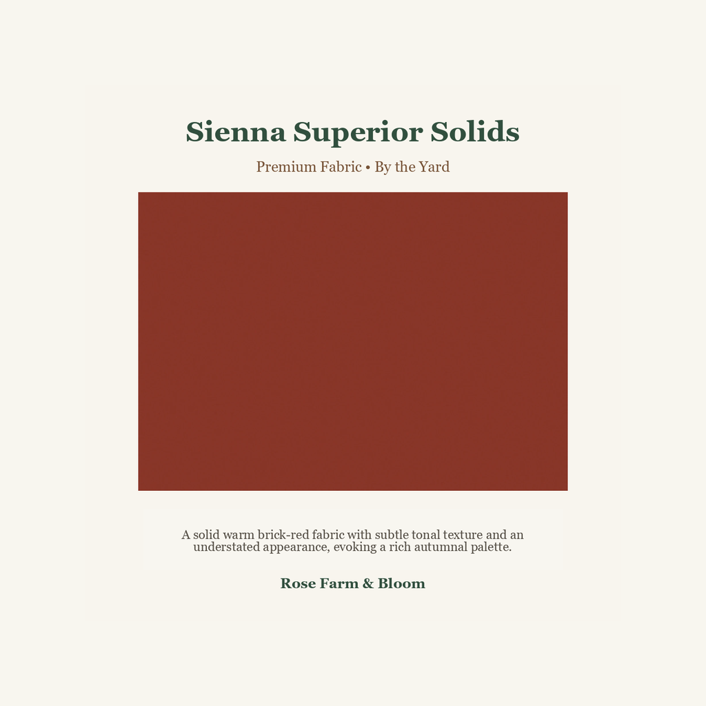 Sienna Superior Solids - fabric product image