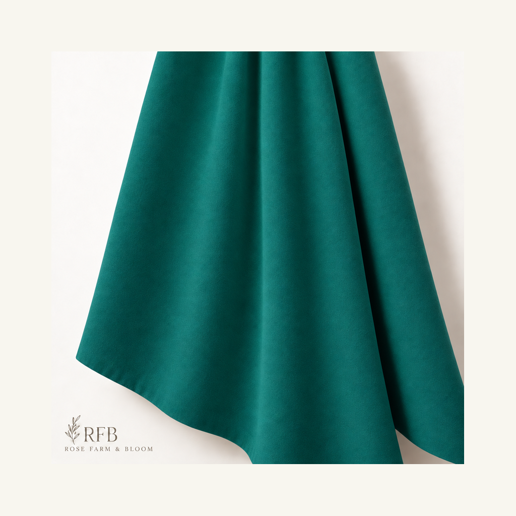 Forest Solid - folded fabric