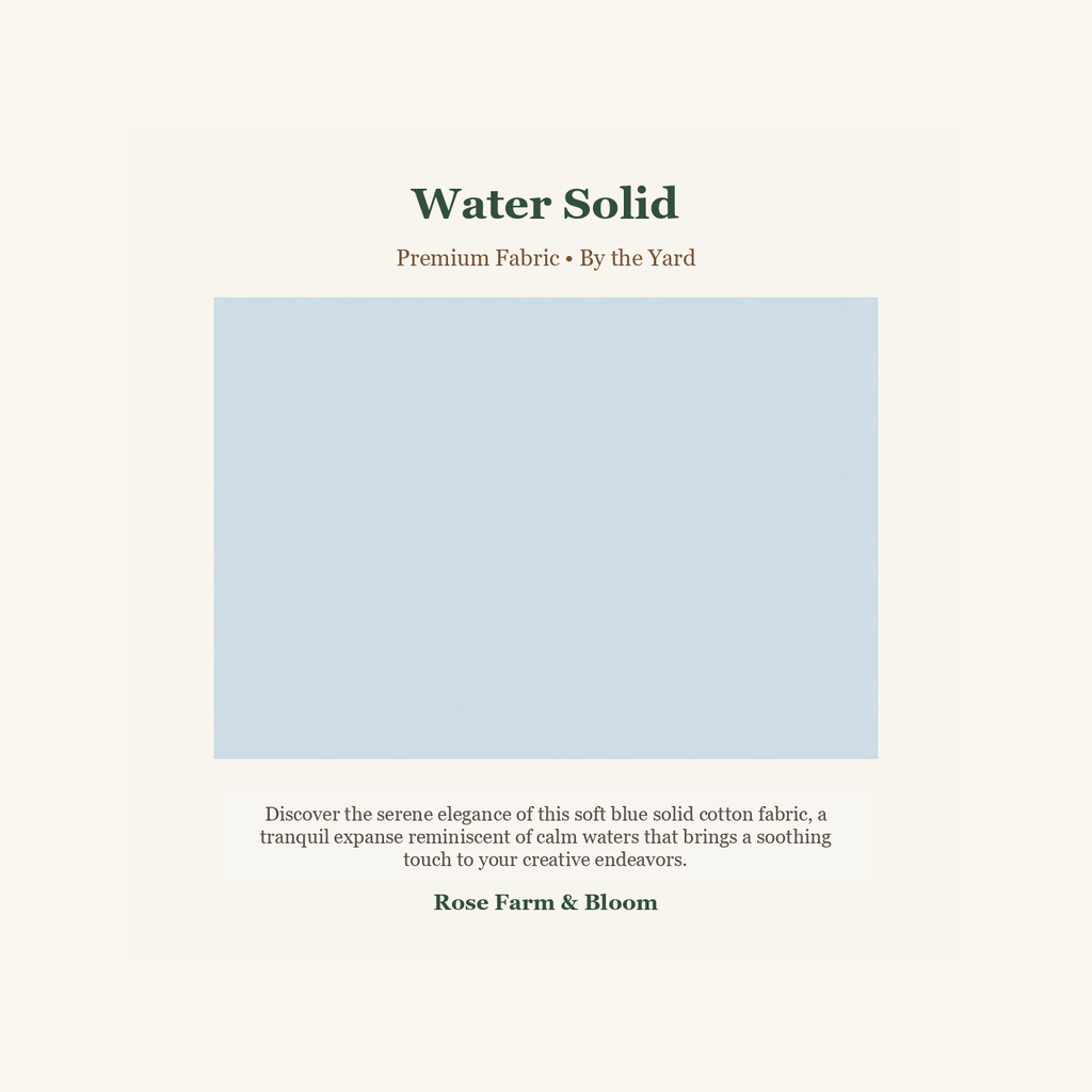 Water Solid - fabric product image