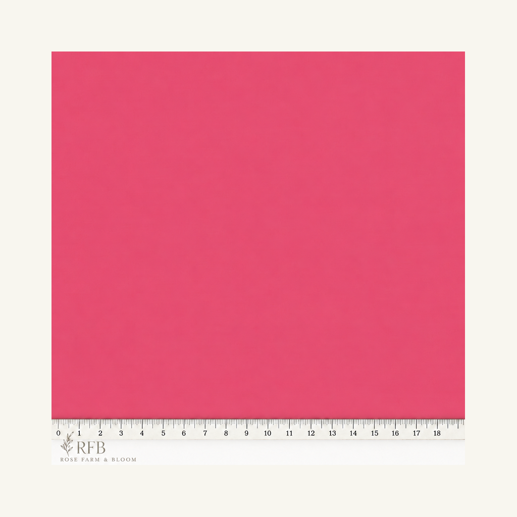 Coral Solid - fabric motif scale reference