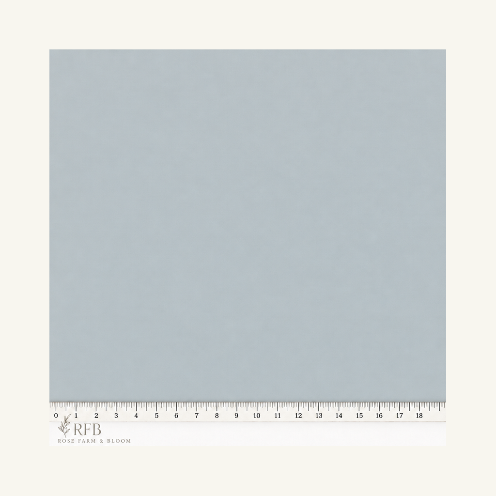 Rain Superior Solid - fabric motif scale reference
