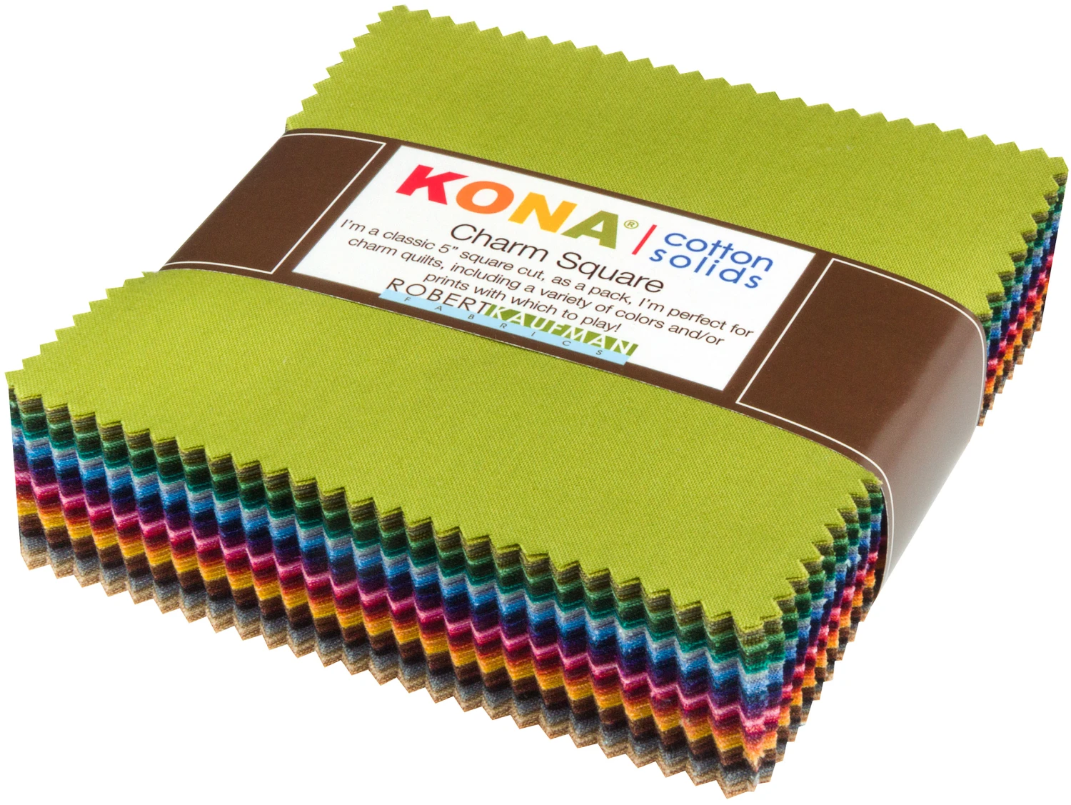 KAU 5IN SQR KONA SOLID DUSTY 101PC - fabric product image