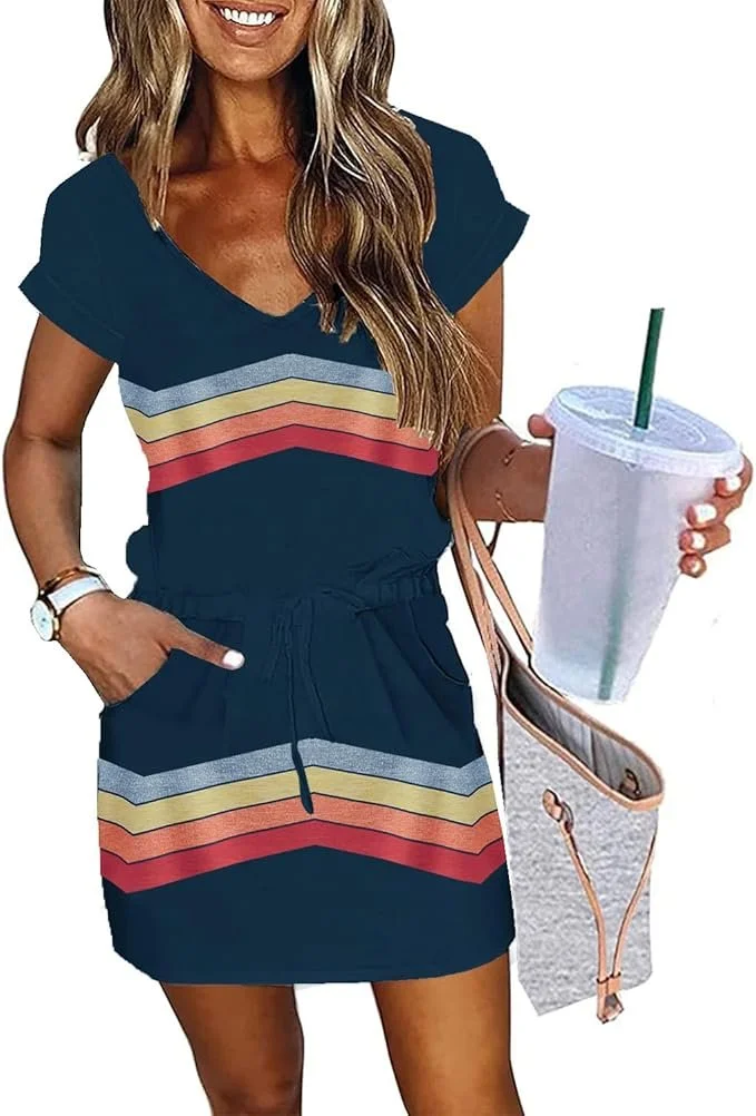 Summer V-Neck Dress 