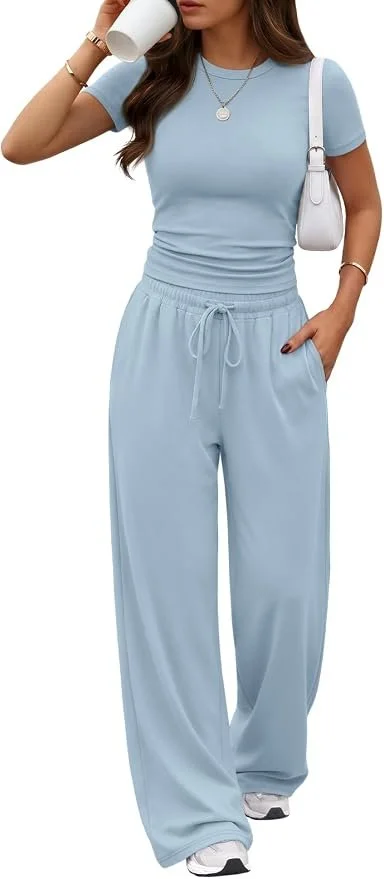 Trendy Queen 2 Piece Matching Summer Lounge Set