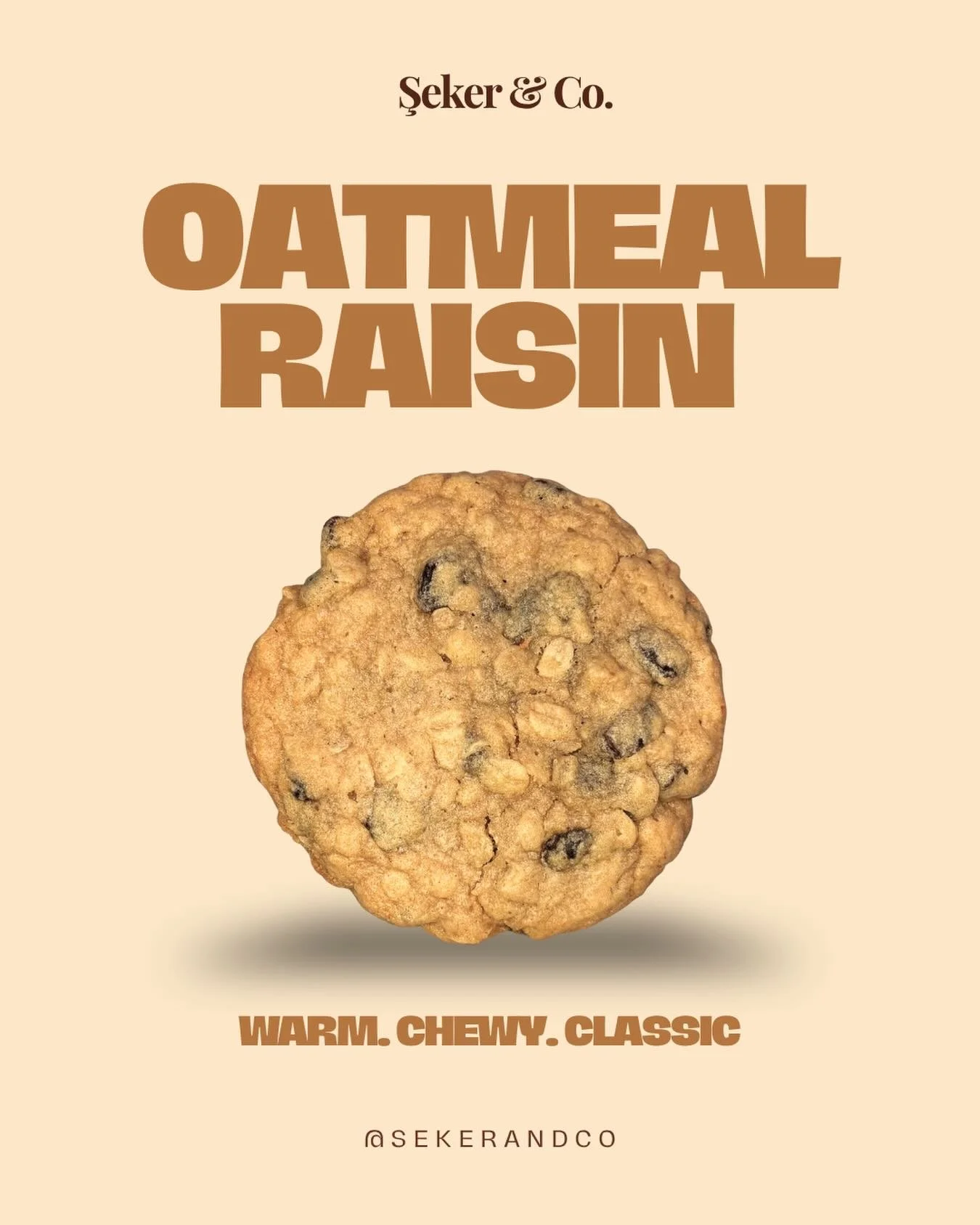A cozy classic made with chewy oats, sweet raisins, and warm, nostalgic flavor.
