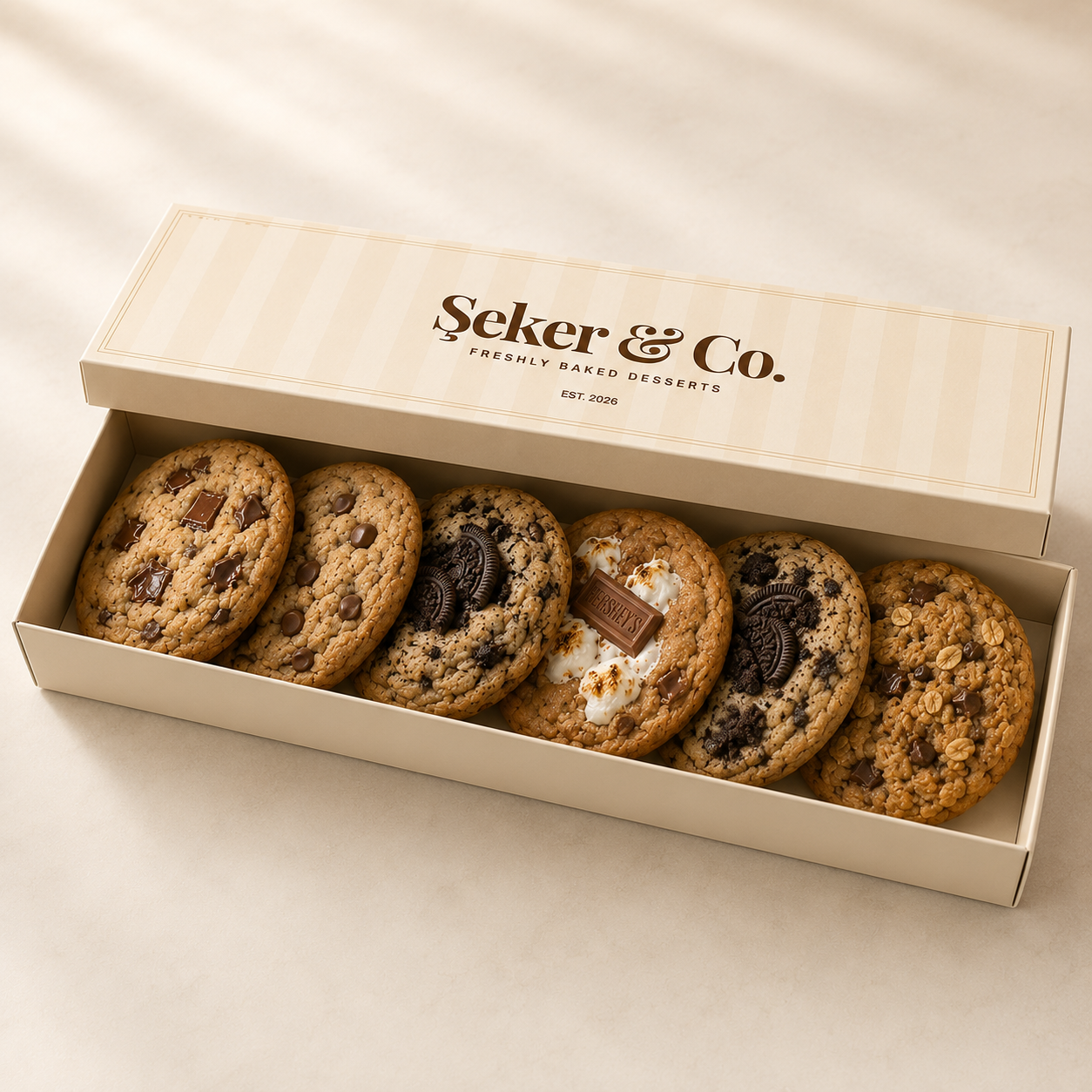 Custom Box of 6 Cookies