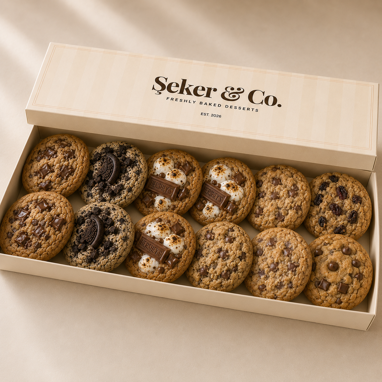 Custom Box of 12 Cookies