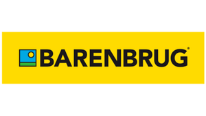 Barenbrug logo with yellow background and black text