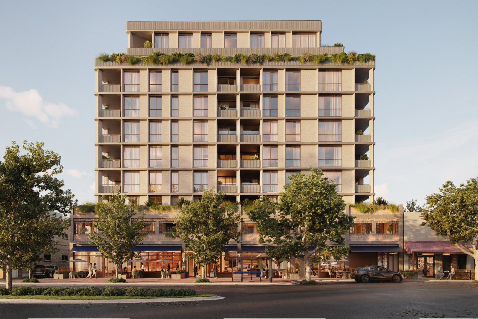 144 Hutt St  
South Australia  
$80M  
44 luxury apartments, 10 storeys  
Targeting 5 Star Green Star Buildings