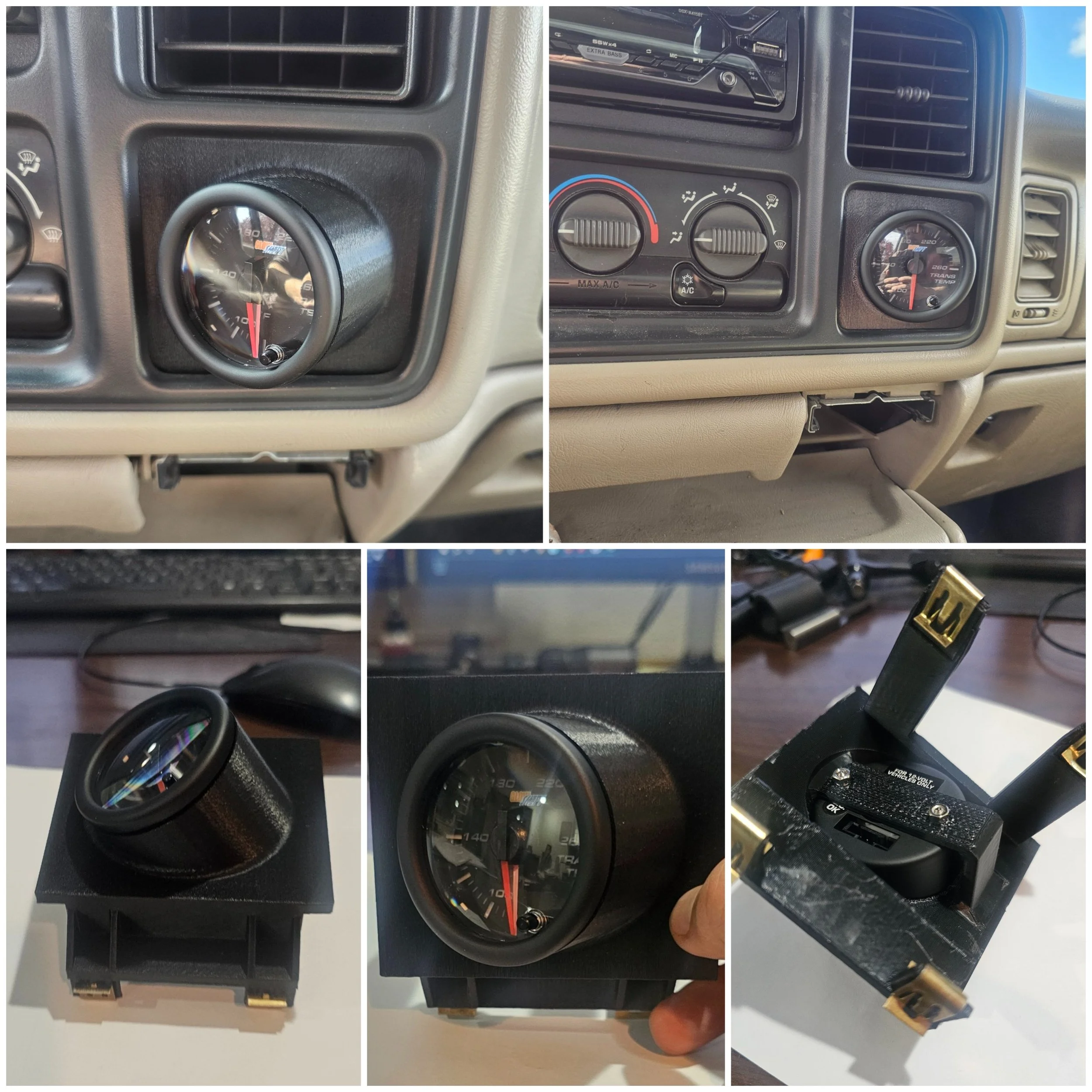 99-07 Chevrolet SIlverado Airbag Switch Panel Gauge Pod