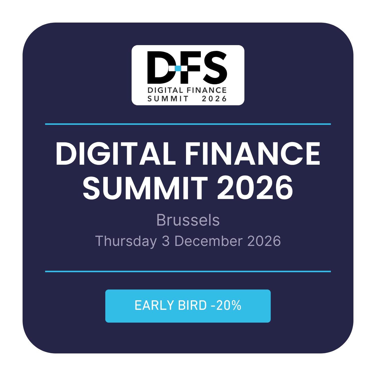 DFSS26 - Early Bird Ticket (-20%)