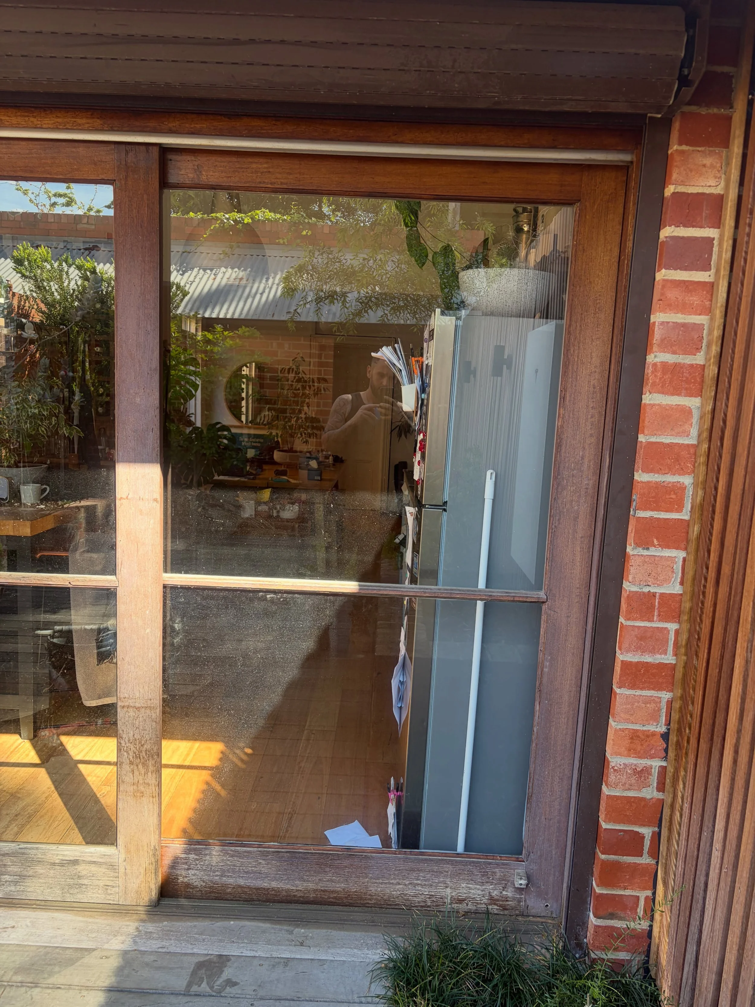Perspex dog door removal, supply and install safety glass! #glassreplacement #glazier #melbourne #handyman
