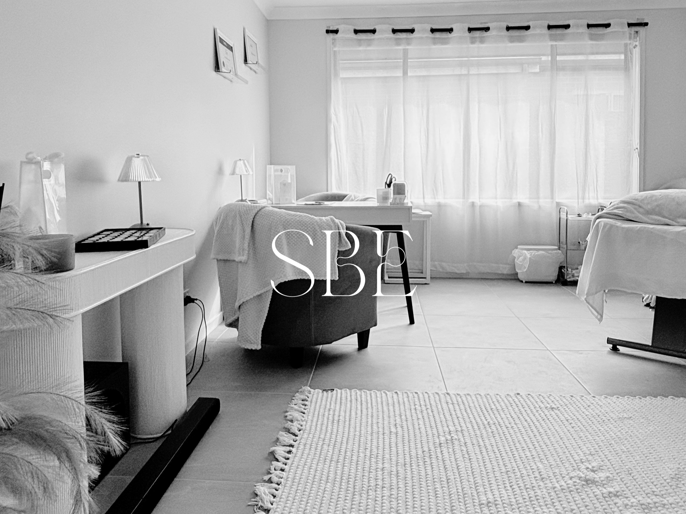 Dental clinic for teeth whitening and tooth gems modern simplistic aesthetic afforable
