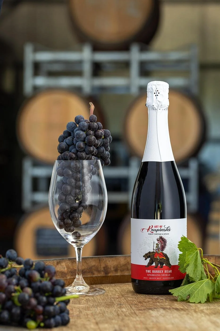 The Bubbly Bear Sparkling Syrah 2025