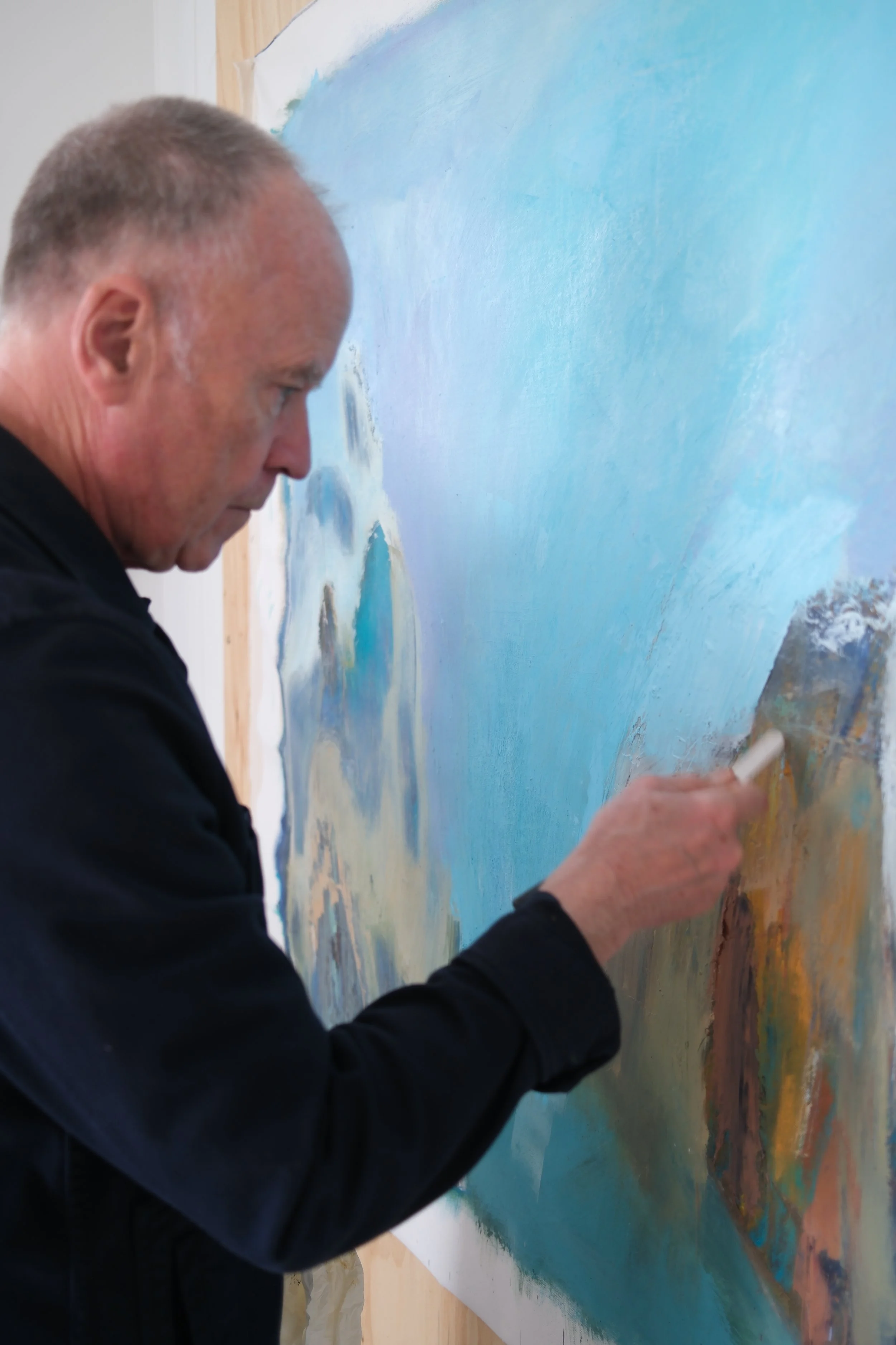 Chappy at canvas (oil).JPG