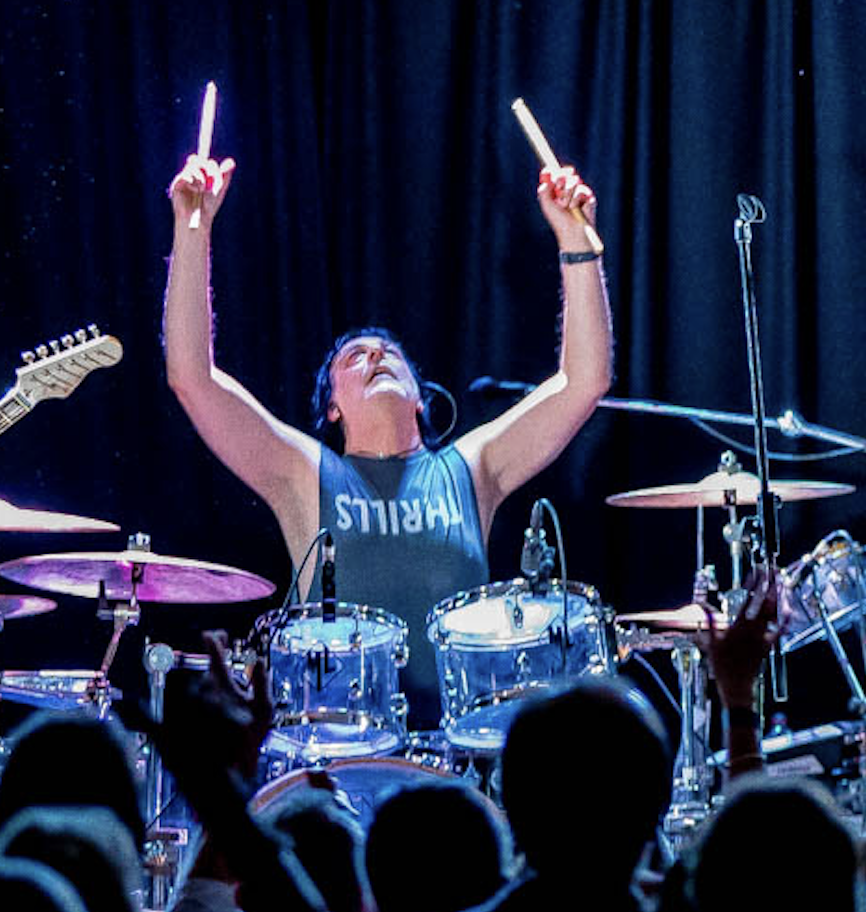 What Is It With Drummers ? The Radiators’ Revolving drum stool