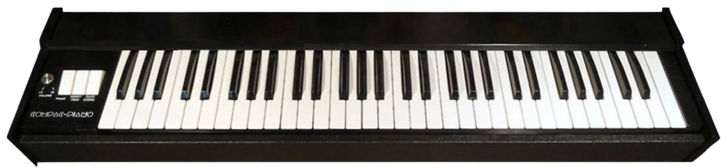 Crumar ‘Crucianelli’ Compact Piano in b+w.