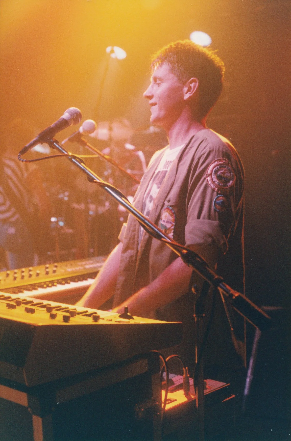Me at the keyboards, circa 1985