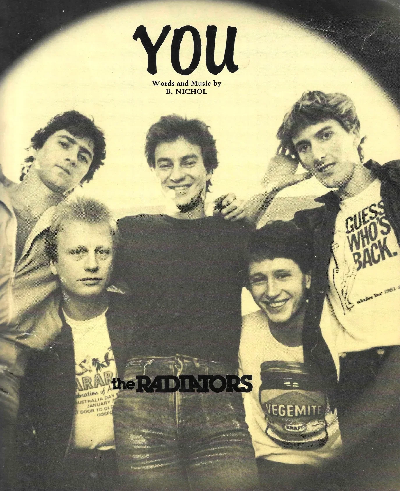 Warner Music Publishing released the song  ‘You’ as sheet music circa 1984