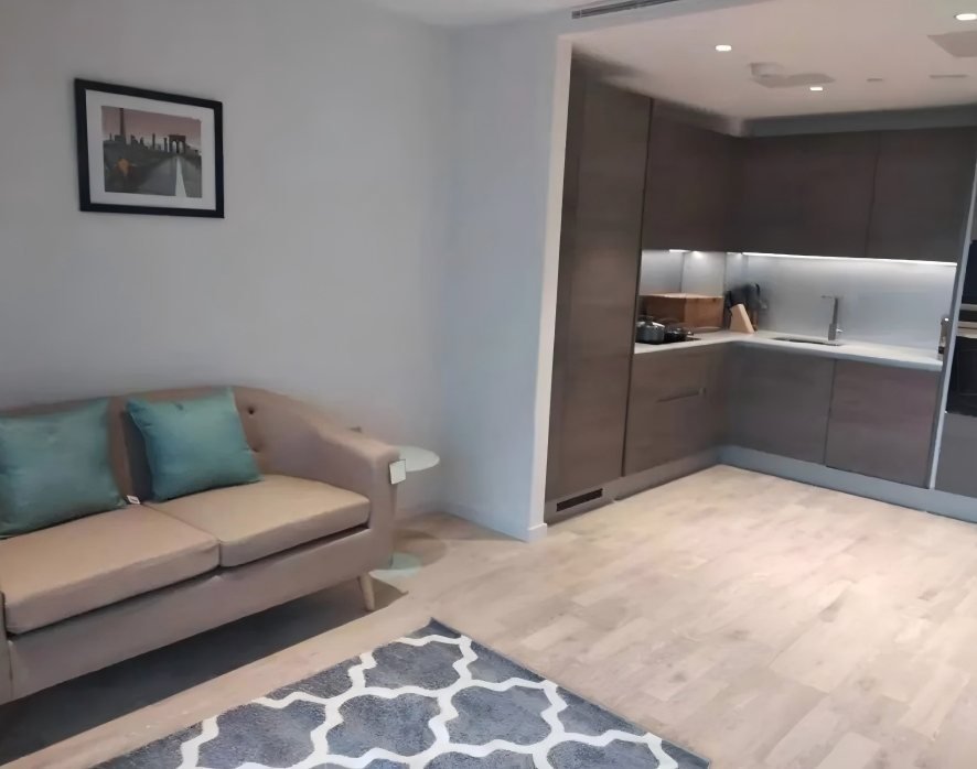 Open-plan living & kitchen
