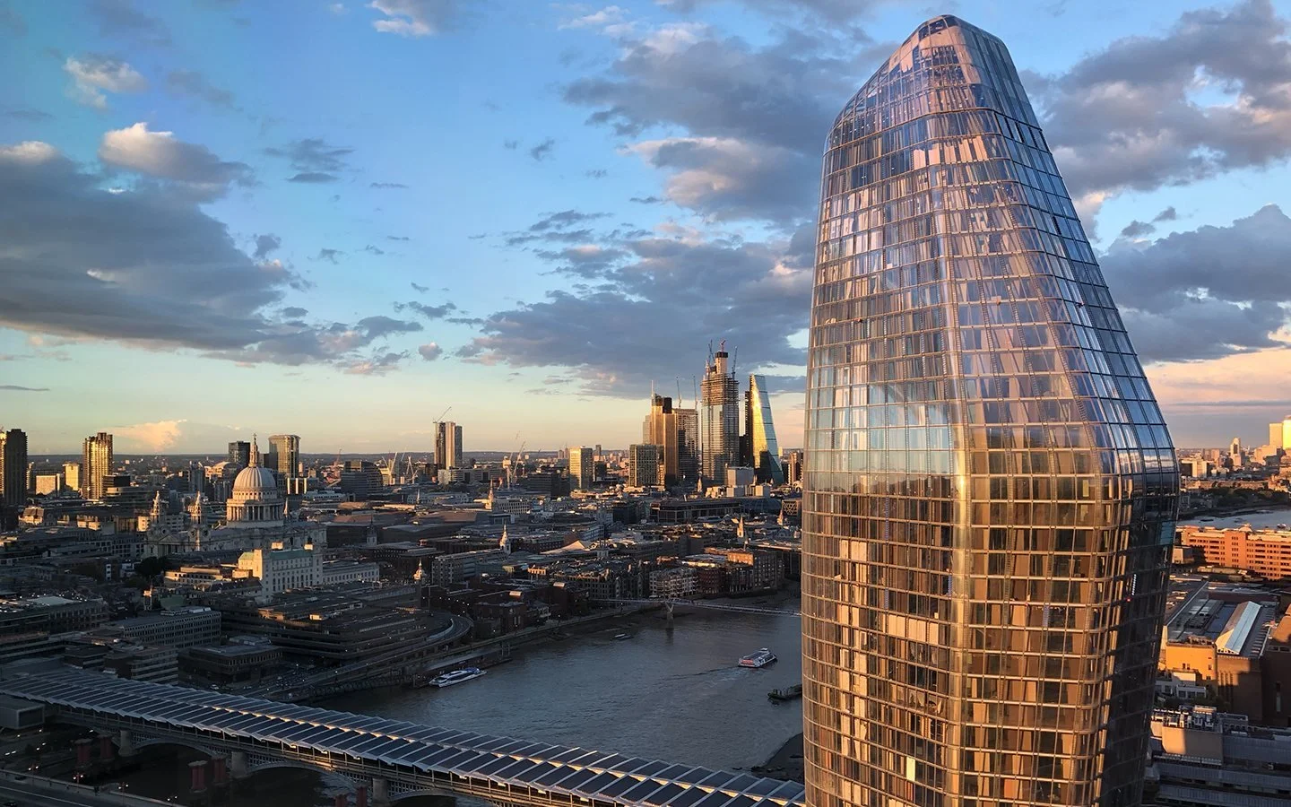At dusk