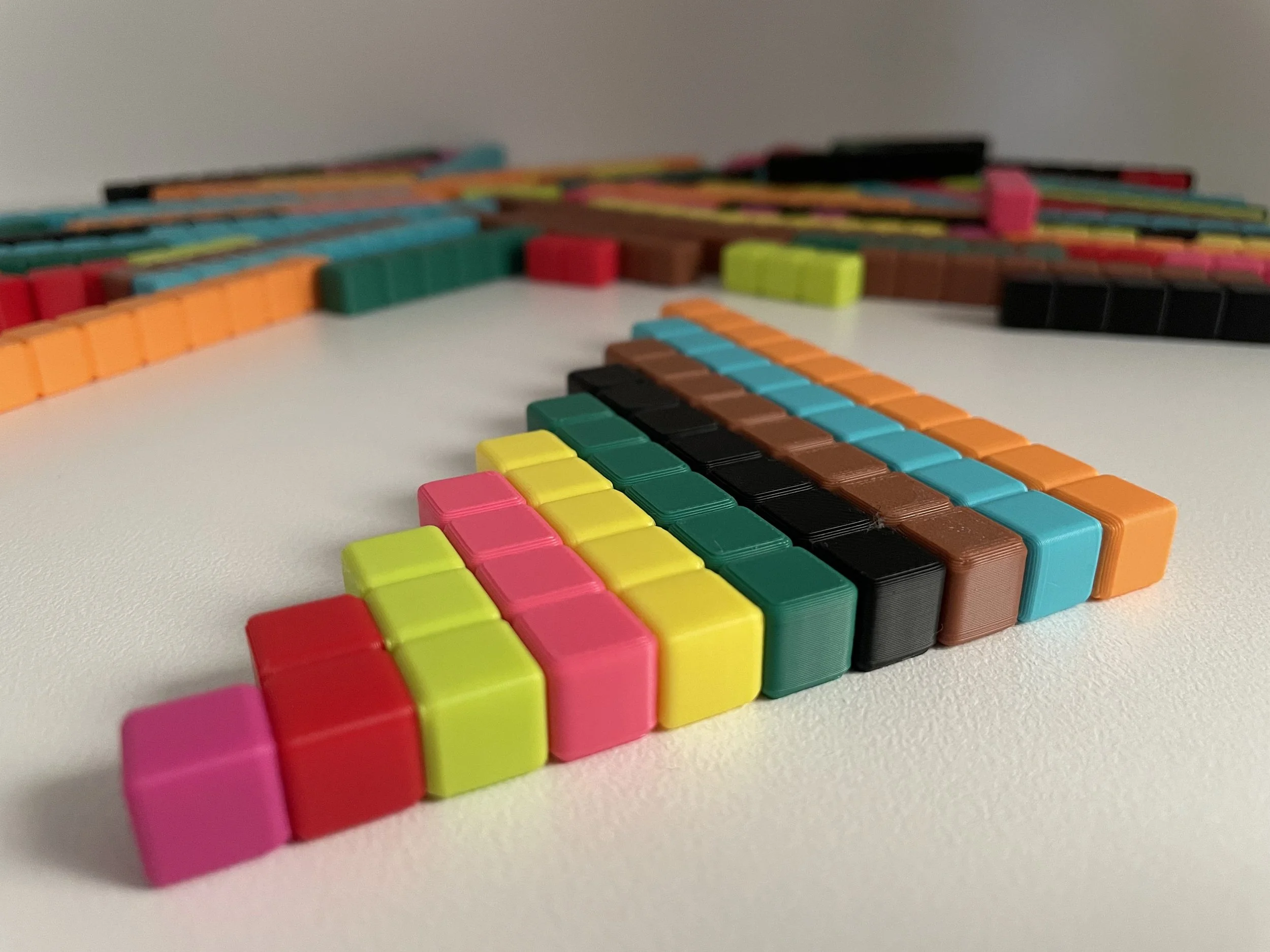 1-10 Math Block Learning Set (100 pcs)