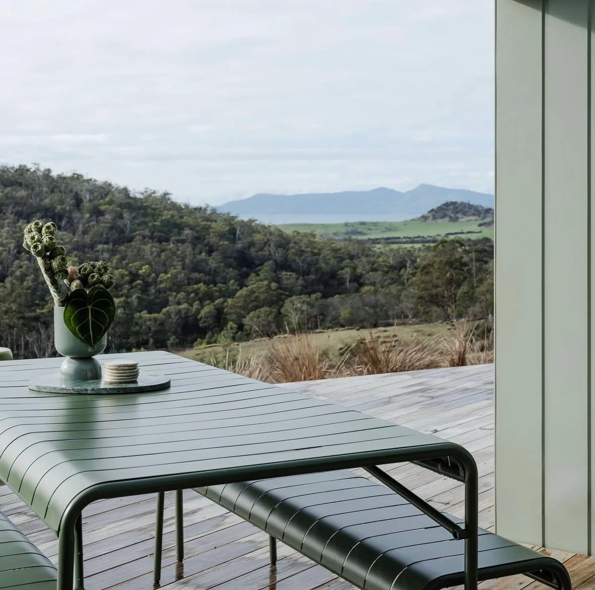 Overlooking the famous Freycinet Hazards. The view is waiting for you. 

#Airbnb #LuxuryStay #CabinEscape #NatureRetreat #WeekendGetaway