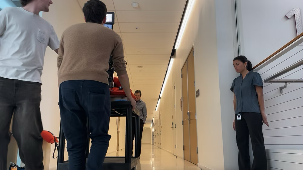 Behind the scenes of the 2025 short film Unknown User.