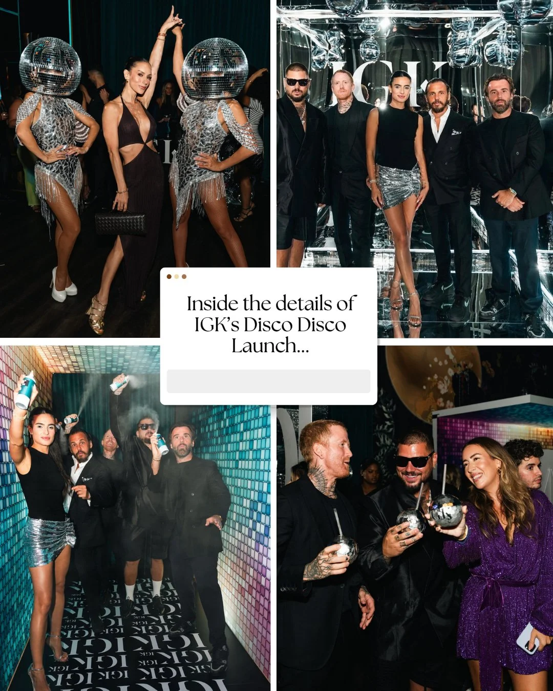Inspo for your next holiday party ✨ 

Statement backdrops, custom details, and plenty of photo worthy moments. Taking notes from this IGK launch for a holiday party that feels anything but expected. 🥂 

Planning your holiday event? Let's bring the v