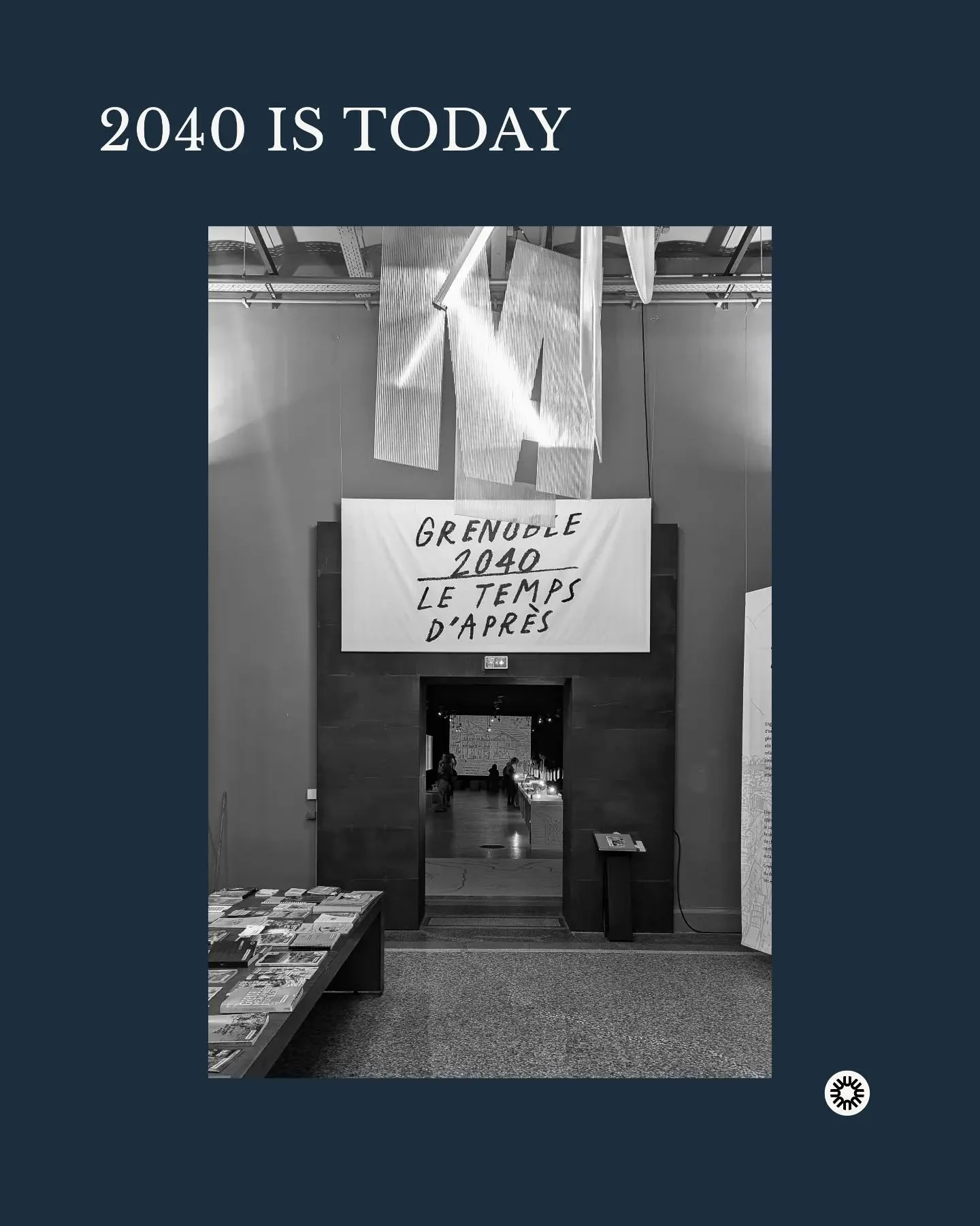Et si 2040 &eacute;tait d&eacute;j&agrave; l&agrave; ?

A Grenoble, l'exposition "Grenoble 2040, le temps d'apr&egrave;s" nous invite &agrave; imaginer le ville de demain.

Une phrase a particuli&egrave;rement retenu notre attention:

&quot