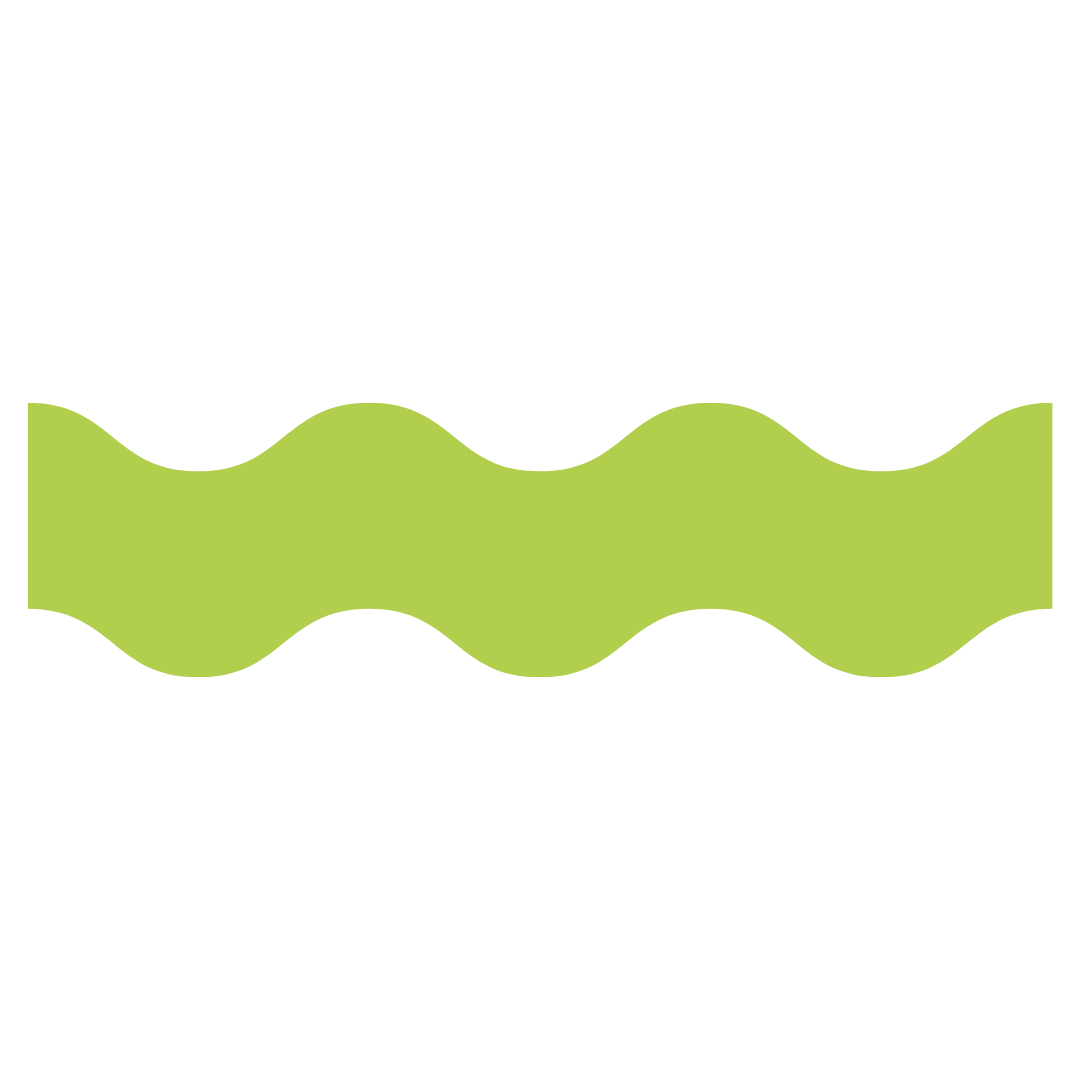 Illustration of a person running on a green wavy path.