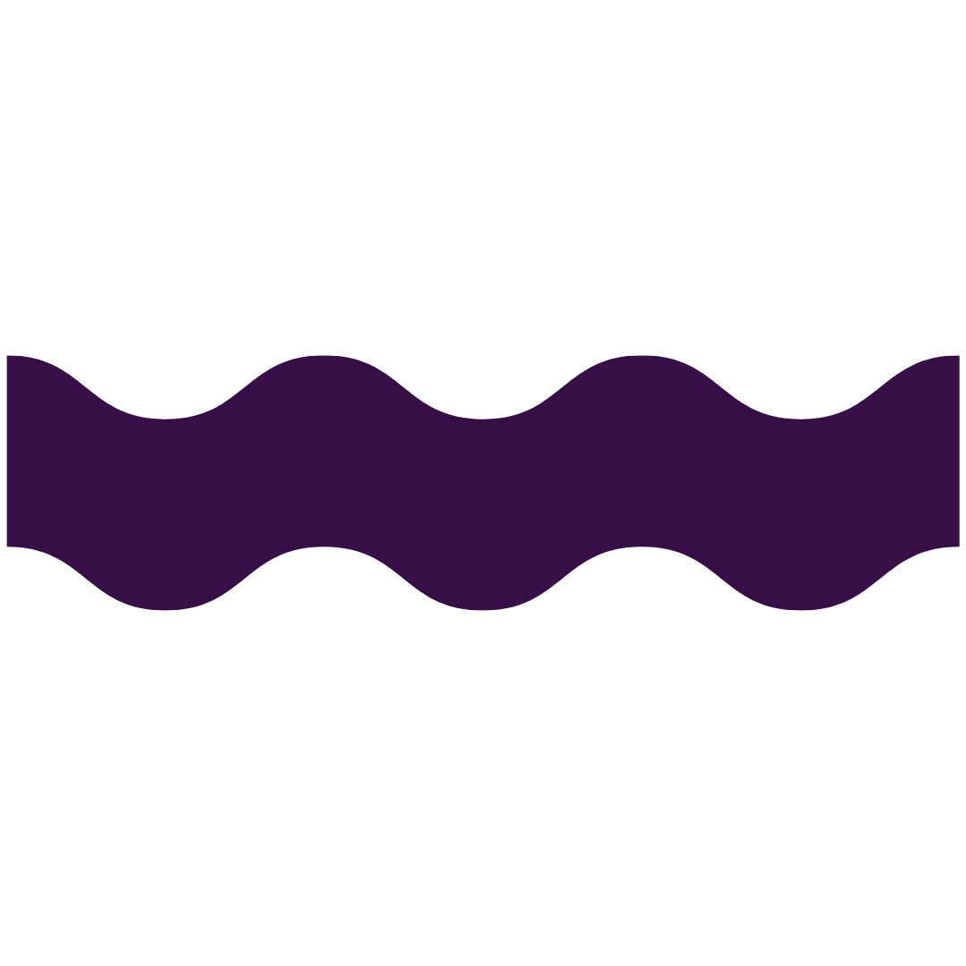 Waveform graph with black background and purple wave pattern in the middle.