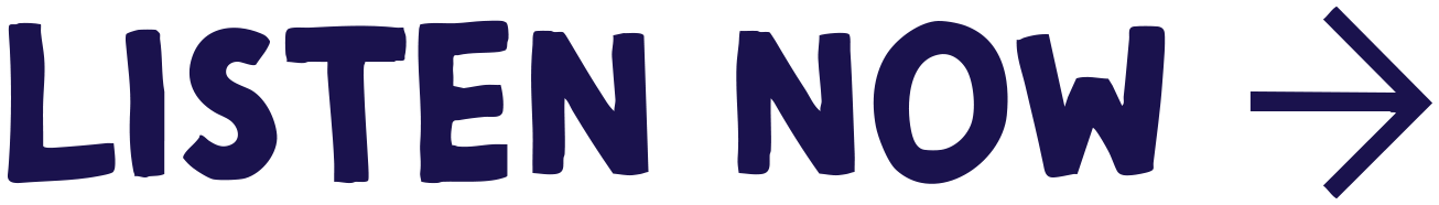 Text that reads 'LISTEN NOW' in bold, dark blue letters with an arrow pointing to the right.