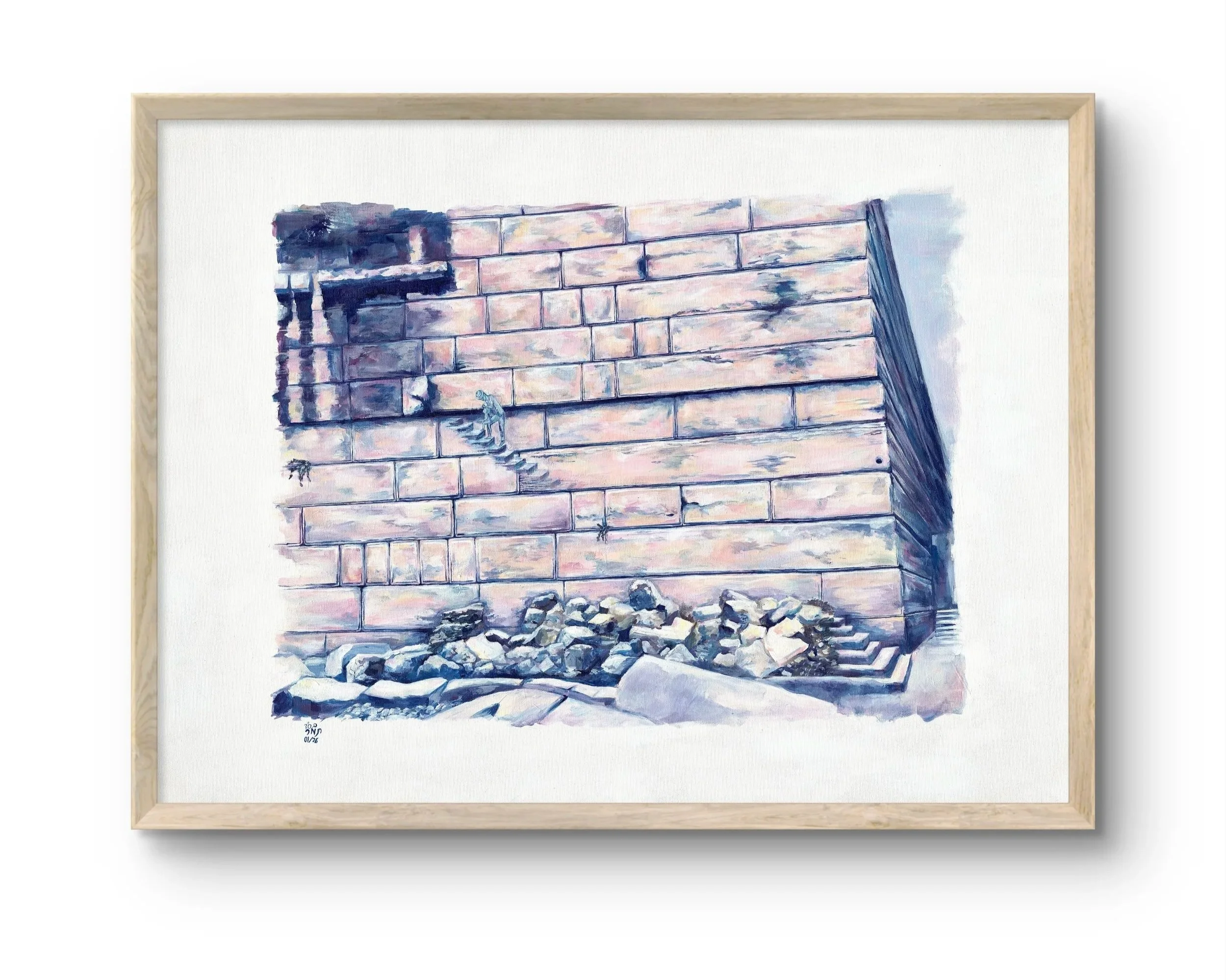 "Not There Yet" Limited Edition Framed Canvas Print 24x32″ (1/100)