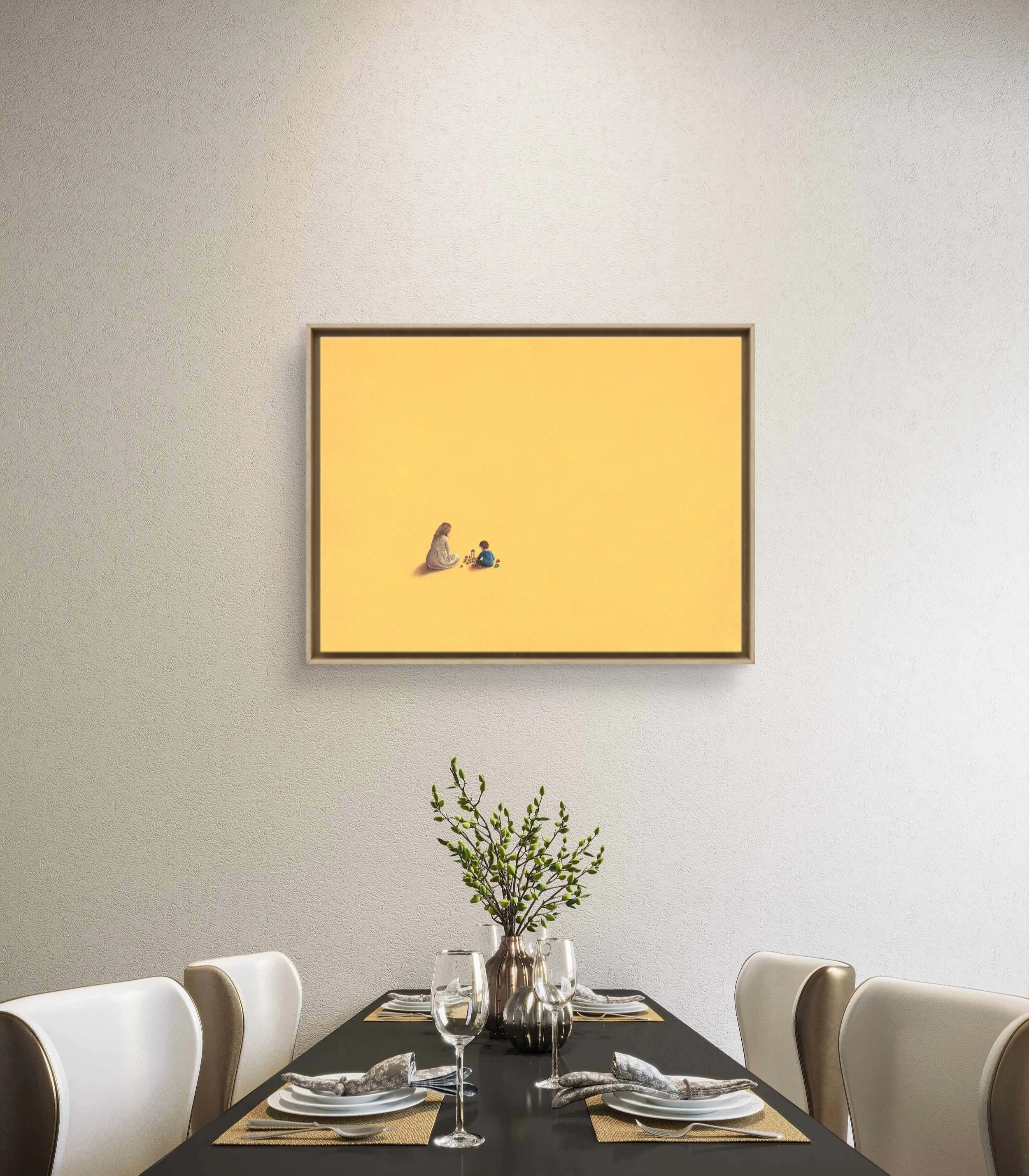 "Precious moments" Jewish art mother and child(dining room) jpg