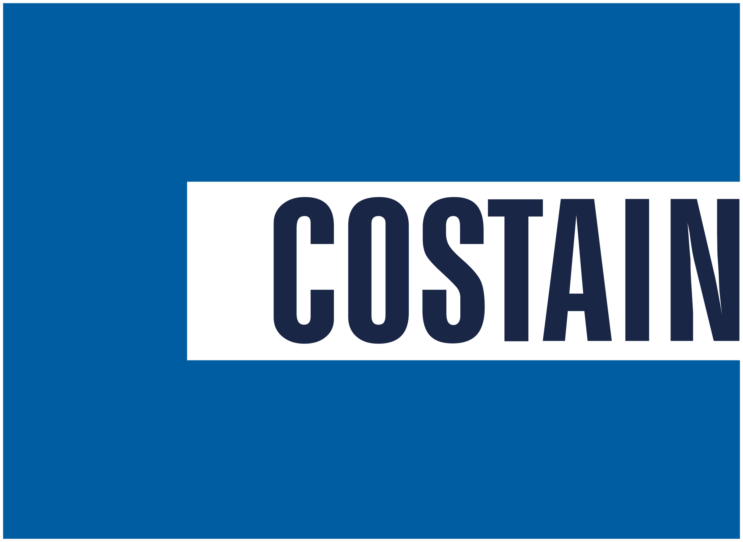 Text that says "FEATURING" and below it, the text "FEATURING" in smaller font, all on a blue background.