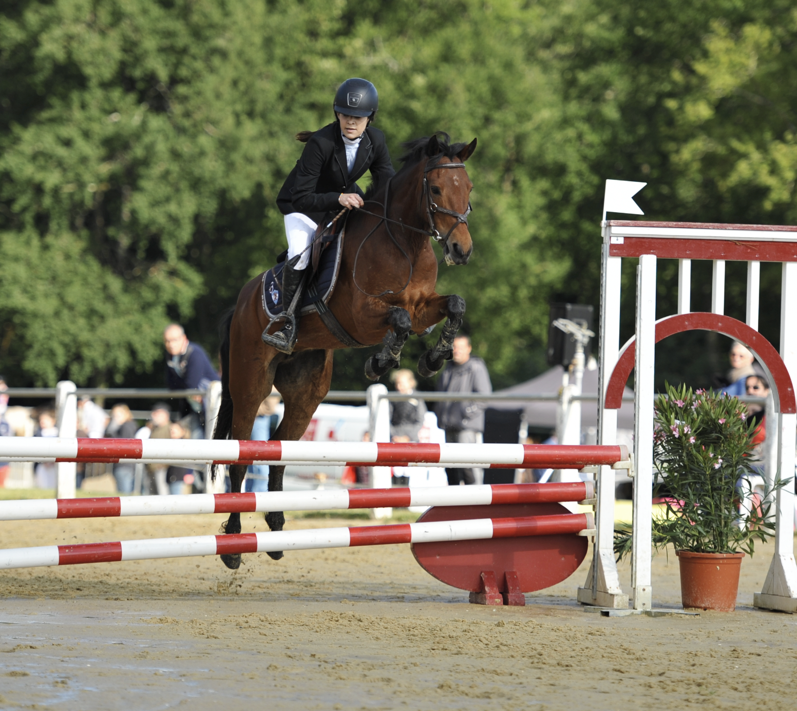 L'équitation fait partie des sources d'inspiration de Mathilde Douau.