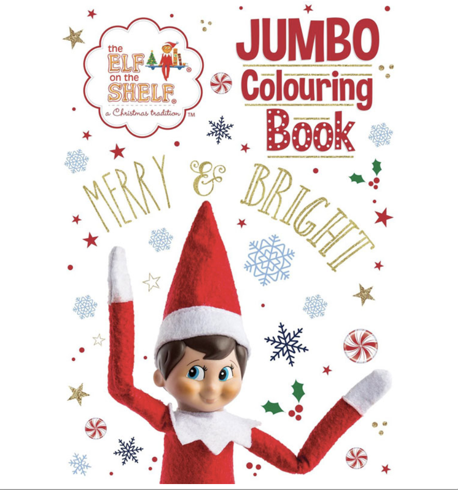 Elf on the Shelf Jumbo Colouring Book