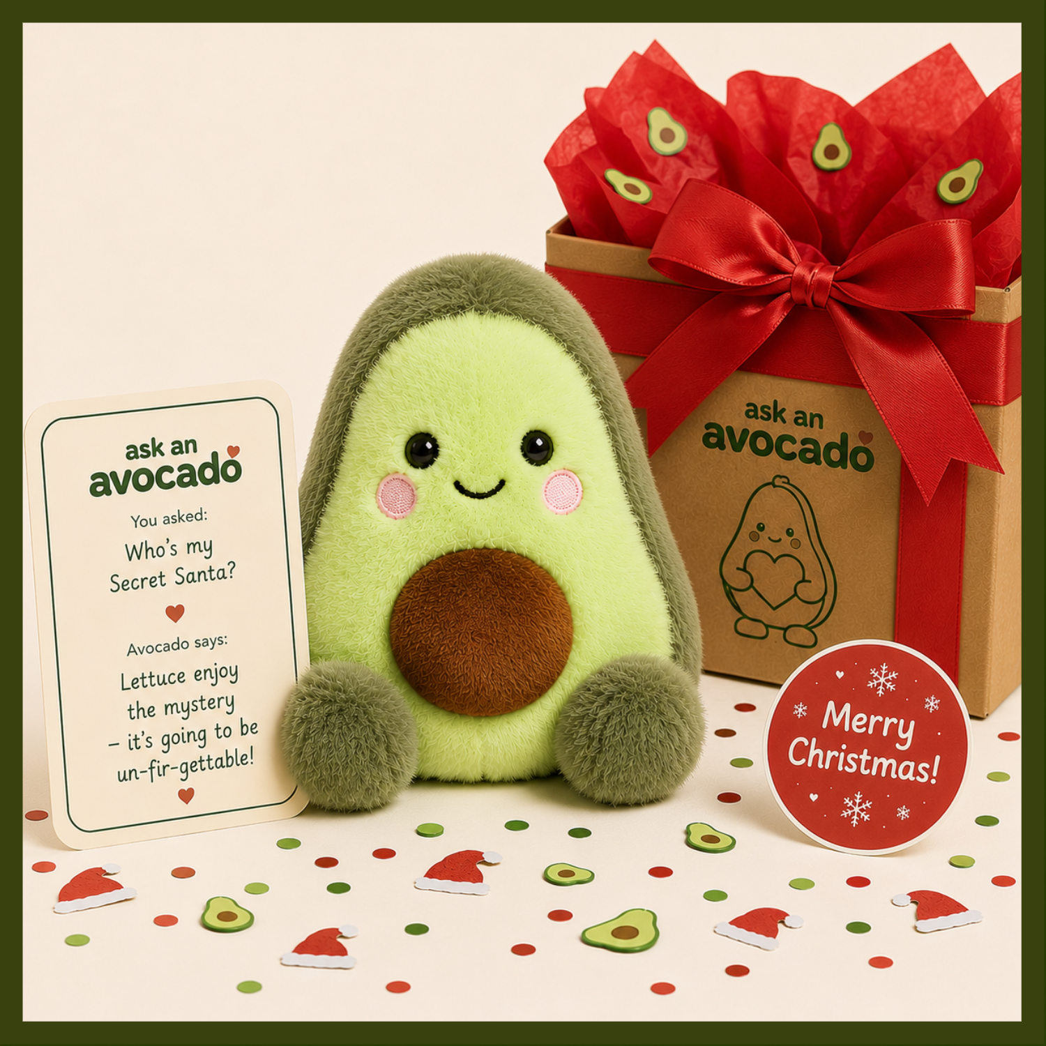 Secret Santa Avocado