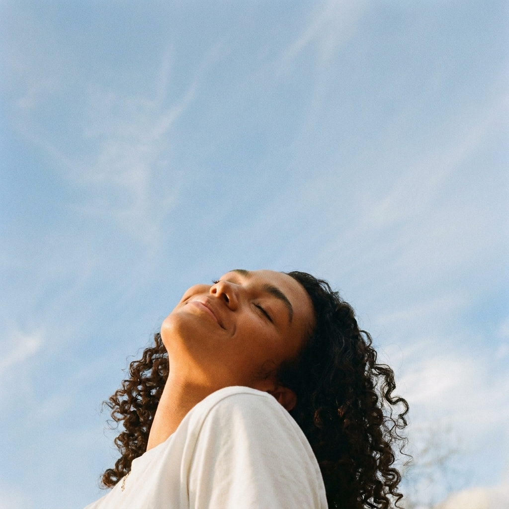 Woman feeling calm and confident through hypnotherapy in Dubai