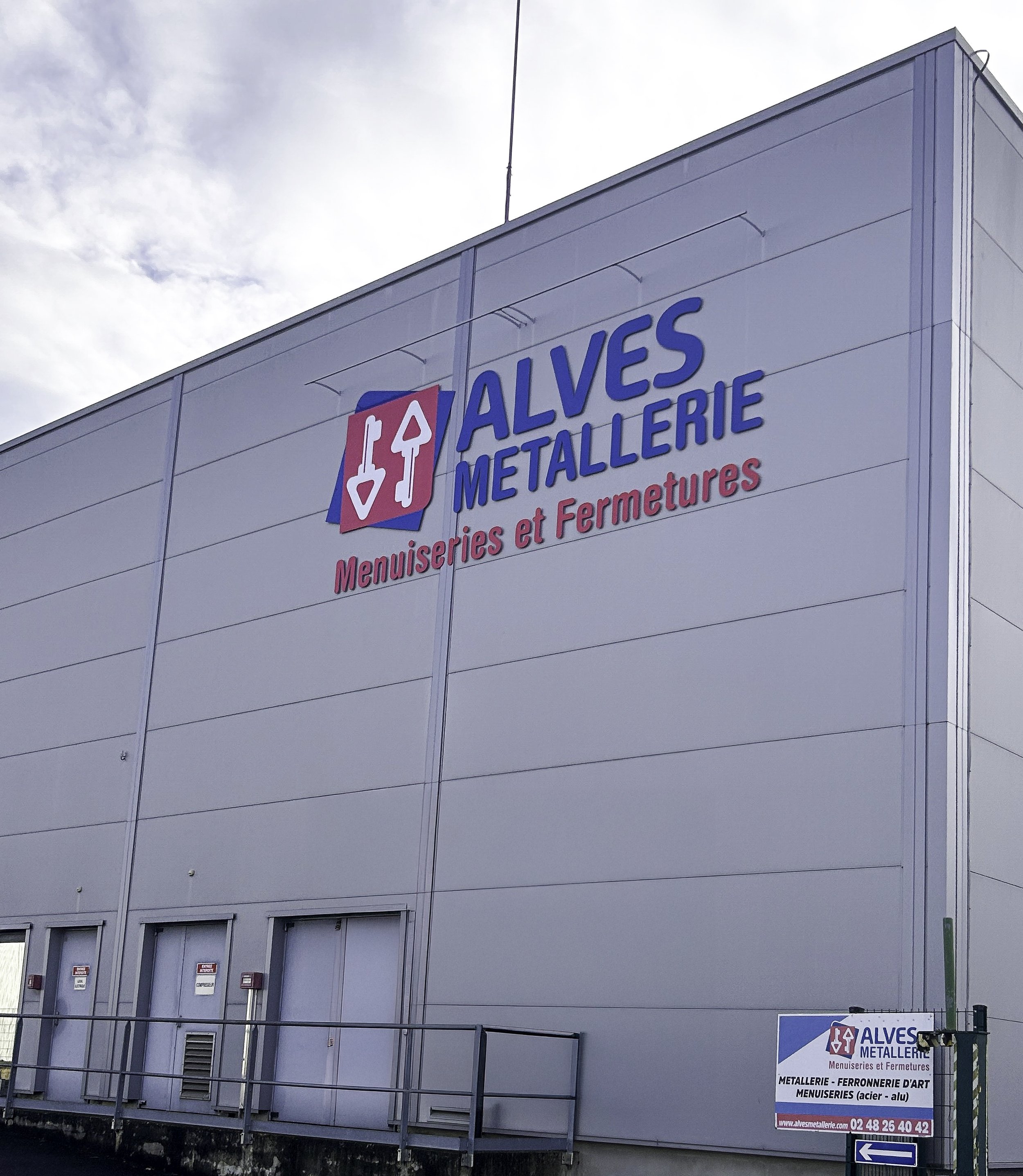 Bâtiment de l'entreprise ALVES Métallerie