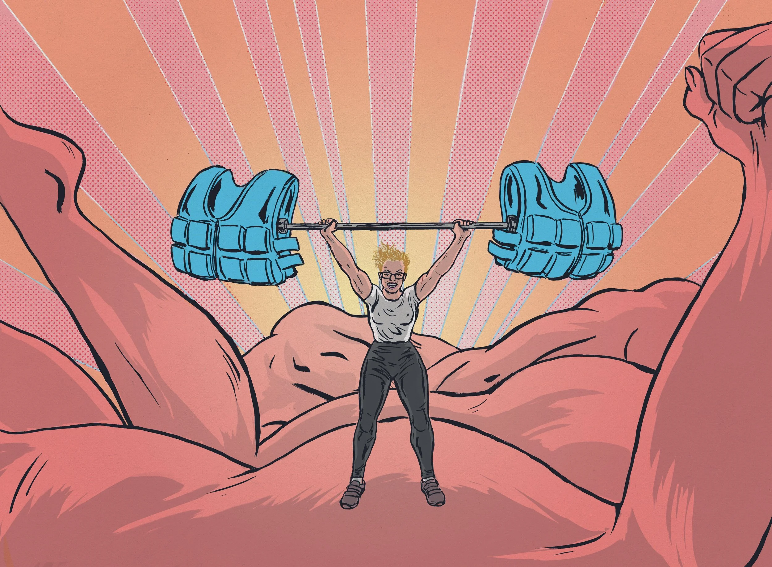 Exercising with weighted vests