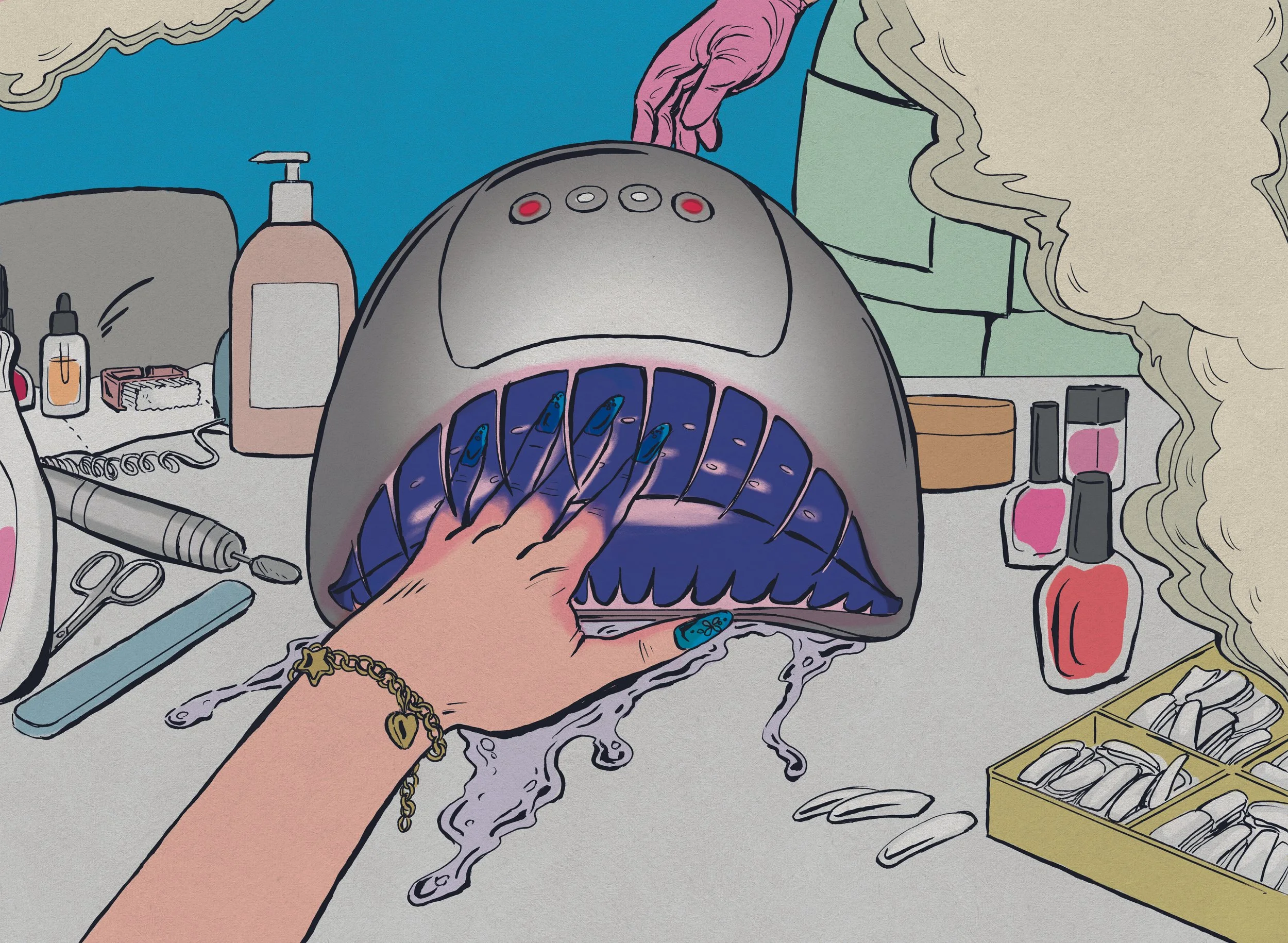 Health risks of gel manicures