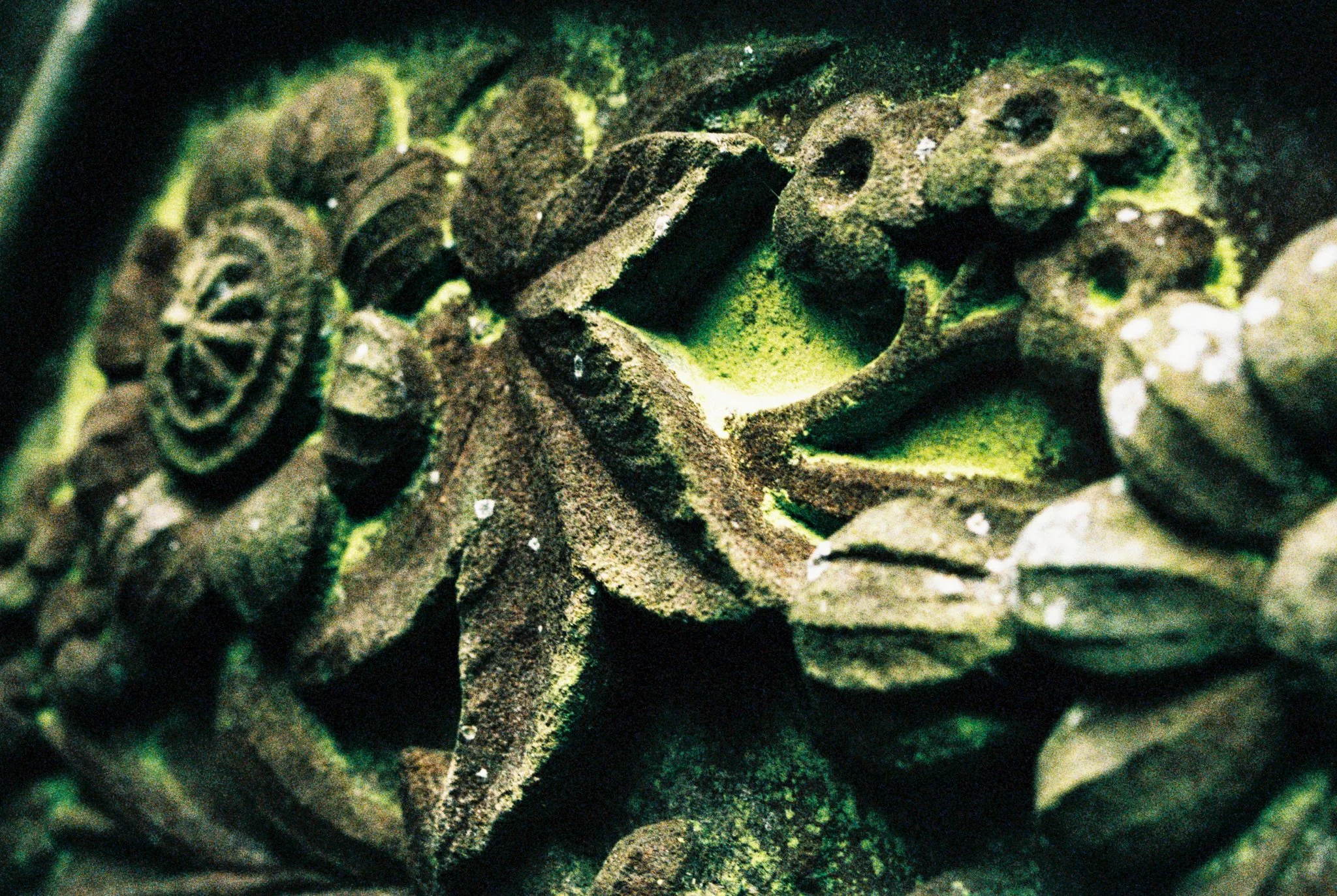 19th century gravestone detail. Haworth Parish churchyard, Yorkshire