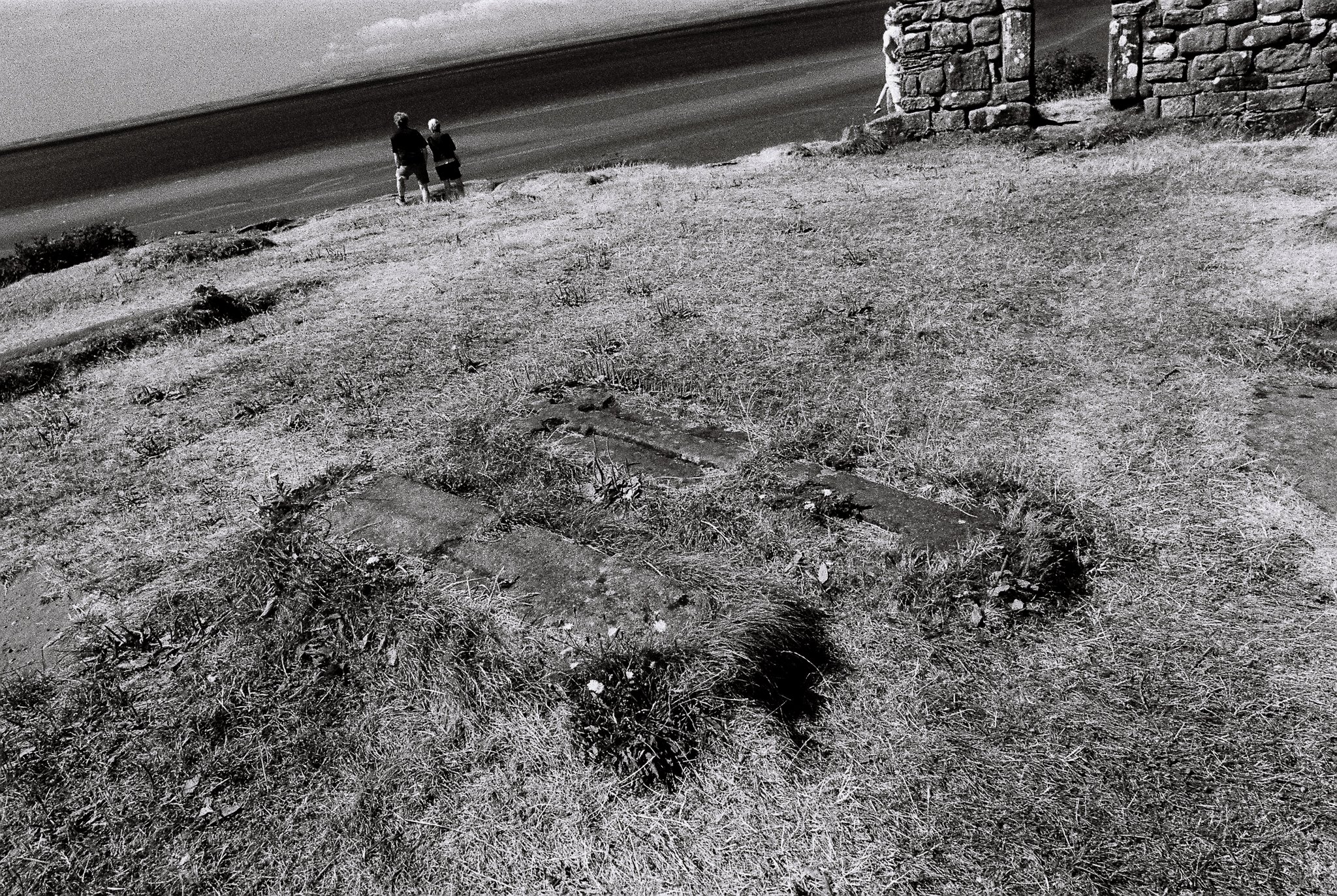 two alive, two deceased. St. Patrick's Chapel, Heysham