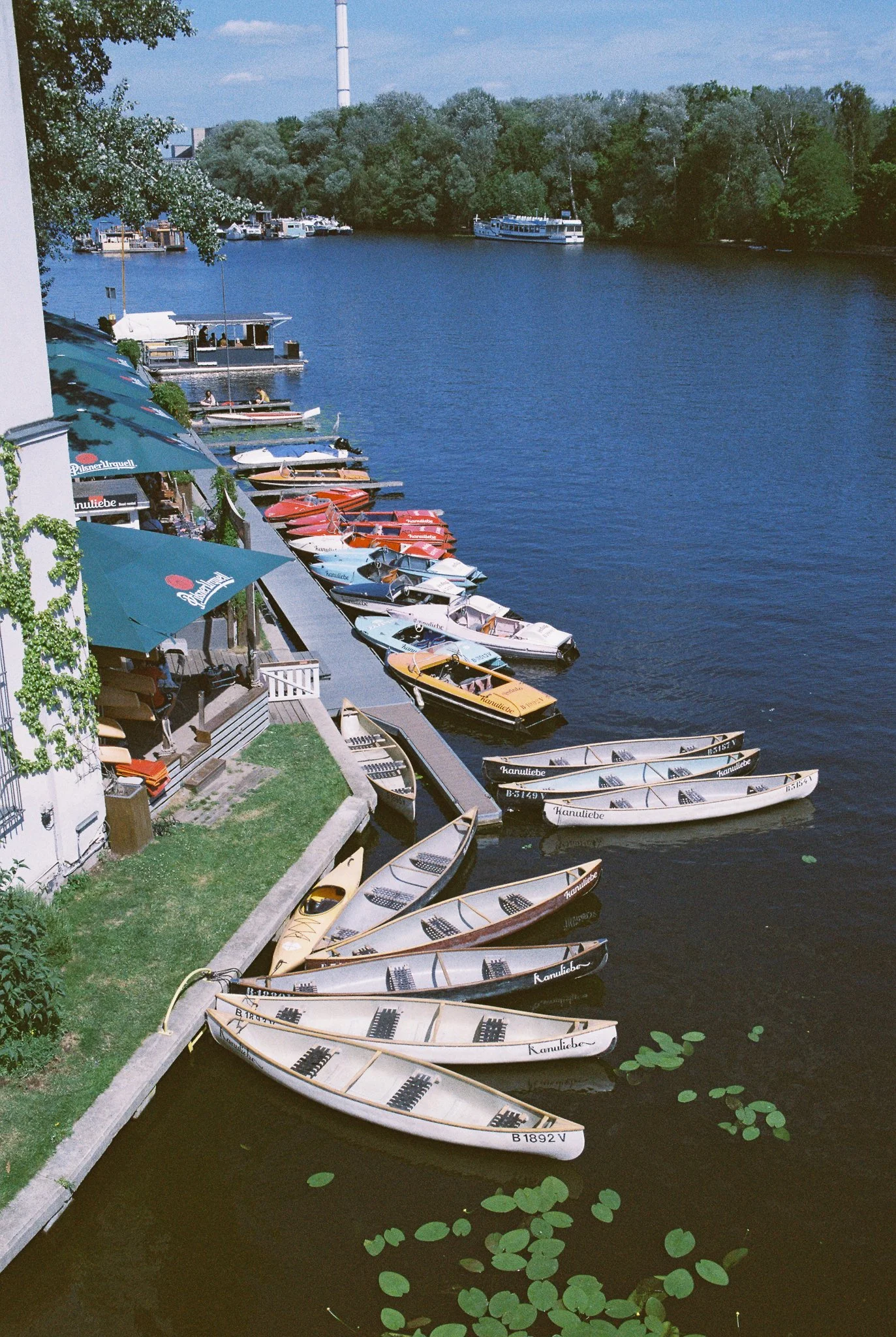 boats at Jugendinsel, Kono Monsoon