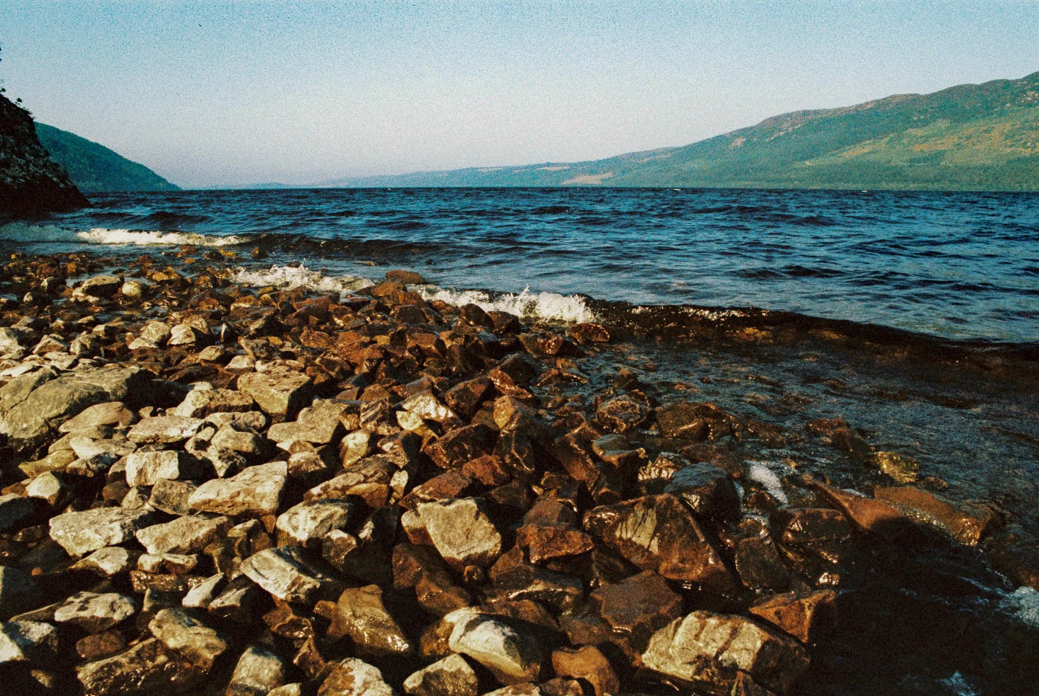 on the beach IV. Urquhart, Loch Ness