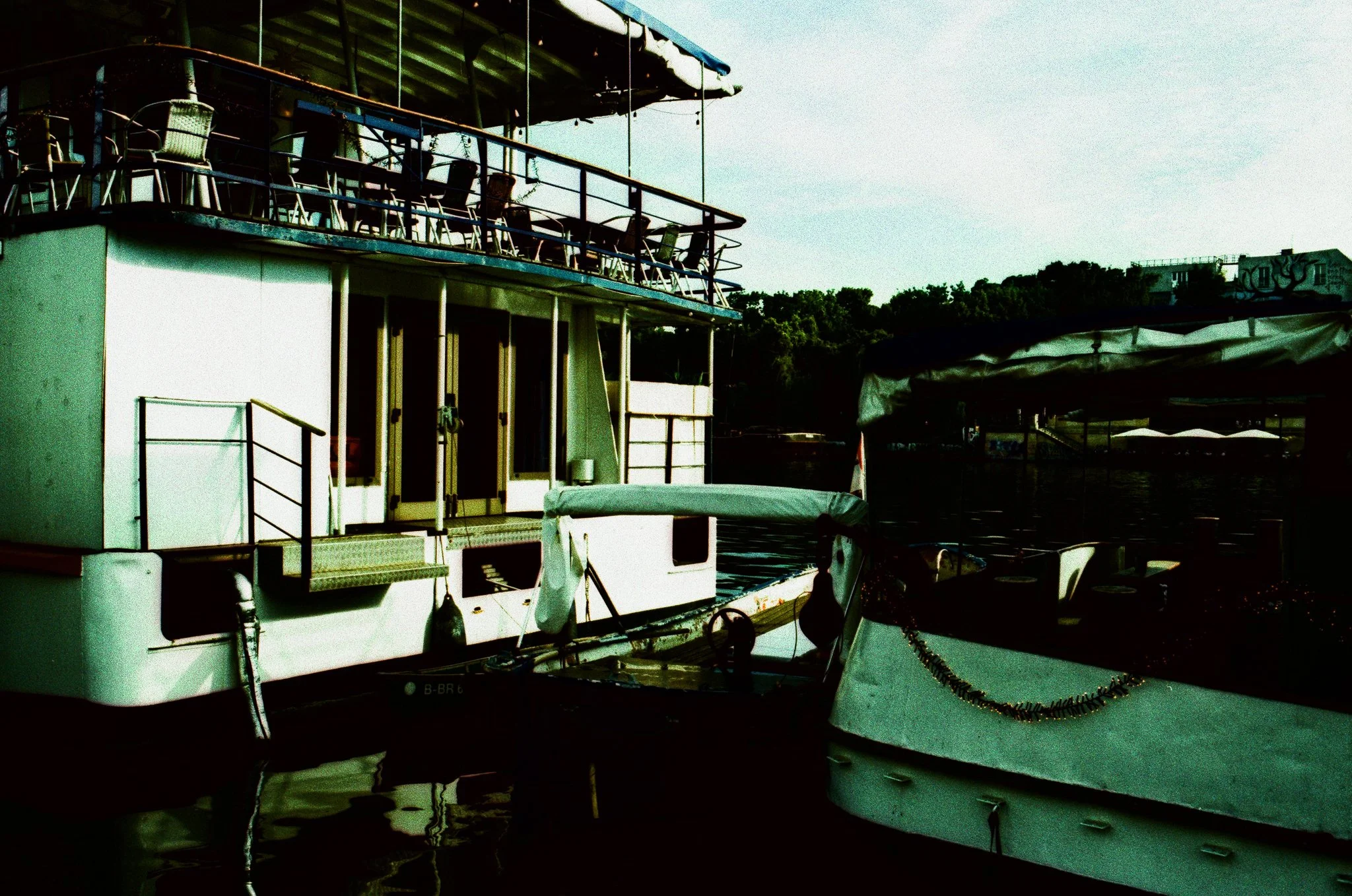 boats on the Spree, x-pro Ektachrome VS100