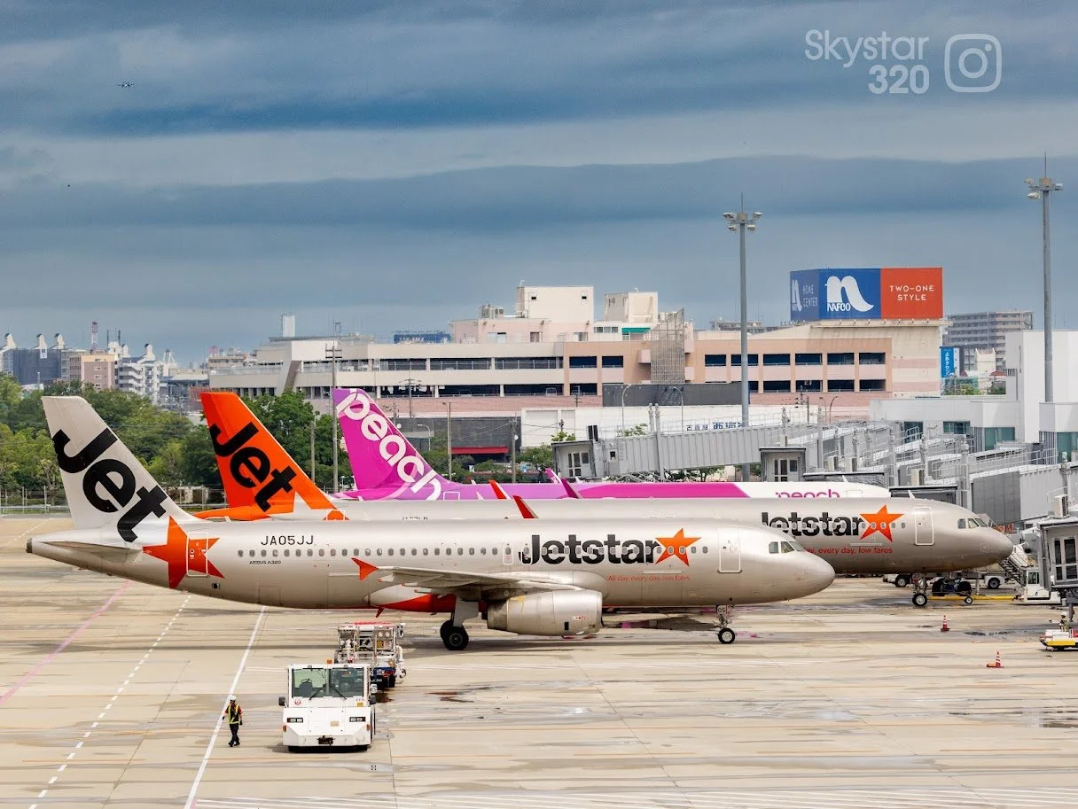 Jetstar, Jetstar and Peach Airlines of Fukuoka Japan