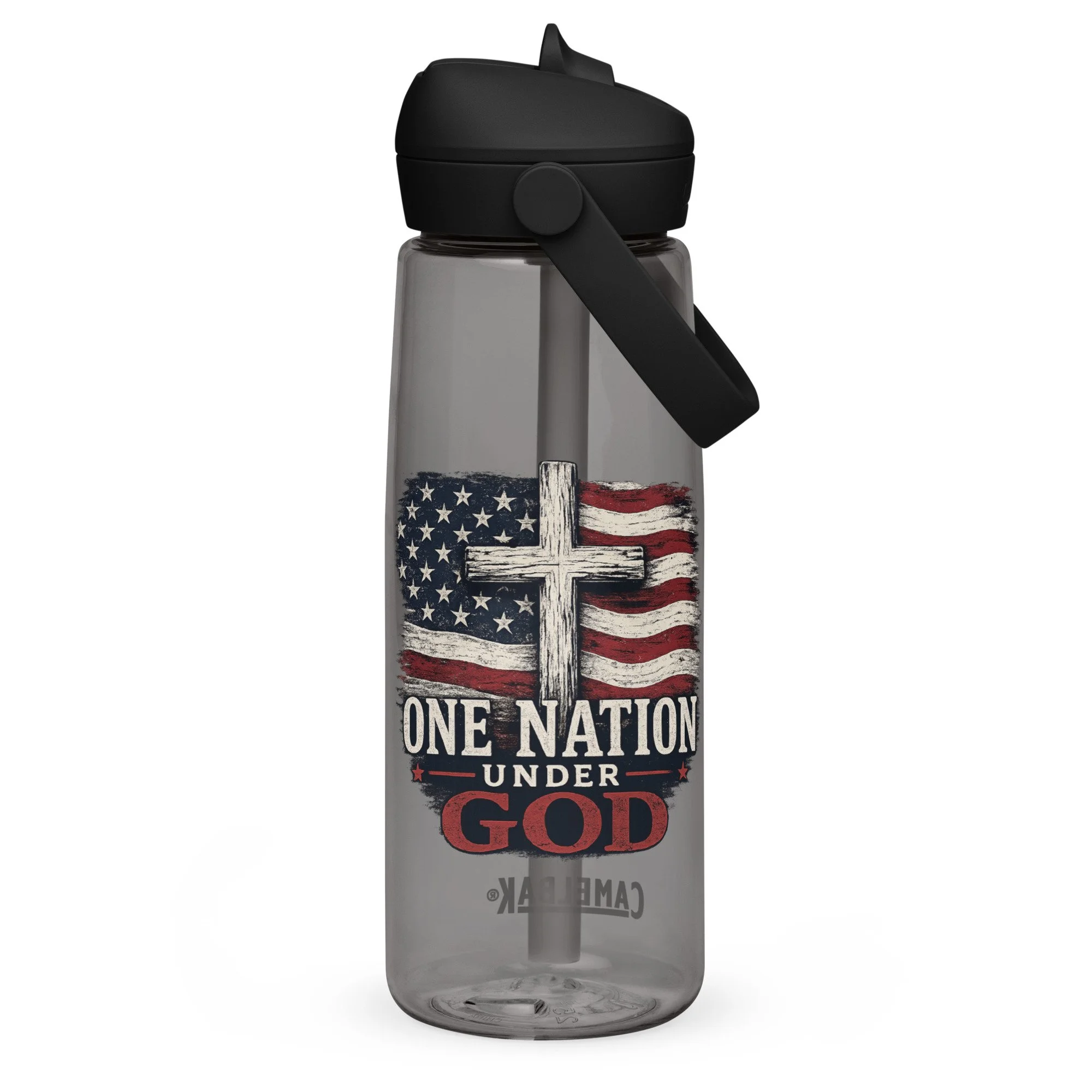 One Nation Under God Water Bottle